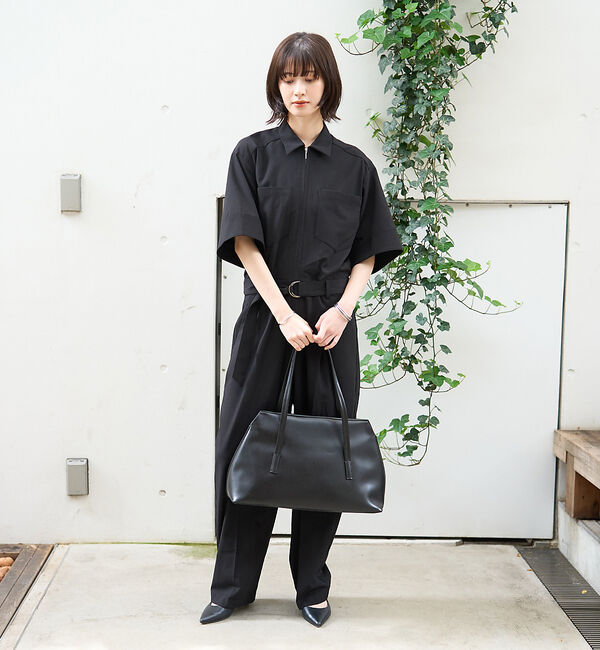 Rouge vif「【MAESTOSO/マエストソ】AURORA TOTE ポーチ付きレーザートート」|トートバッグ|