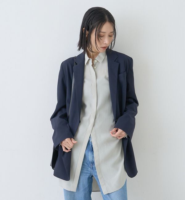 Rouge vif「デザインライトジャケット」|テーラードジャケット|
