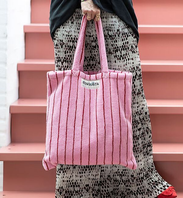 Rouge vif「【追加2/BONGUSTA/ボングスタ】NARAM TOTEBAG/トートバッグ」|トートバッグ|ピンク