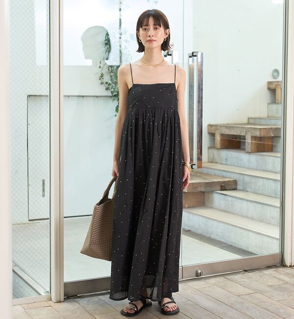 Rouge vif「【セットアップ対応】インドドット刺繍ペプラムブラウス」|シャツ・ブラウス|
