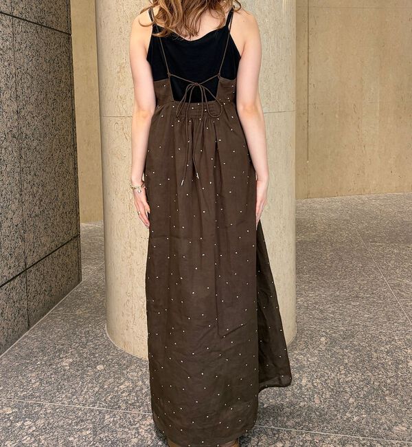 Rouge vif「【セットアップ対応】インドドット刺繍ペプラムブラウス」|シャツ・ブラウス|