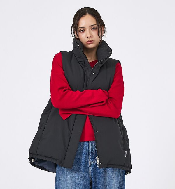 Rouge vif「【KWD/ケーダブルディー】スタンドカラーダウンベスト/STAND COLLAR」|ダウン|