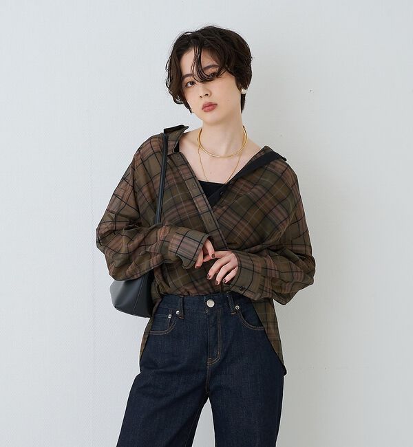 Rouge vif「【PUNTI. / プンティ】レザーワンショルダーバッグ PORTRAIT-ON」|ショルダー・メッセンジャー|