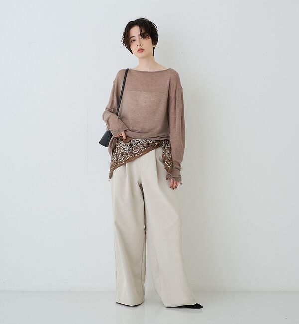 Rouge vif「【manipuri/マニプリ】88&times;88 大判スカーフ カレイドバンダナ/ストー」|バンダナ・スカーフ|