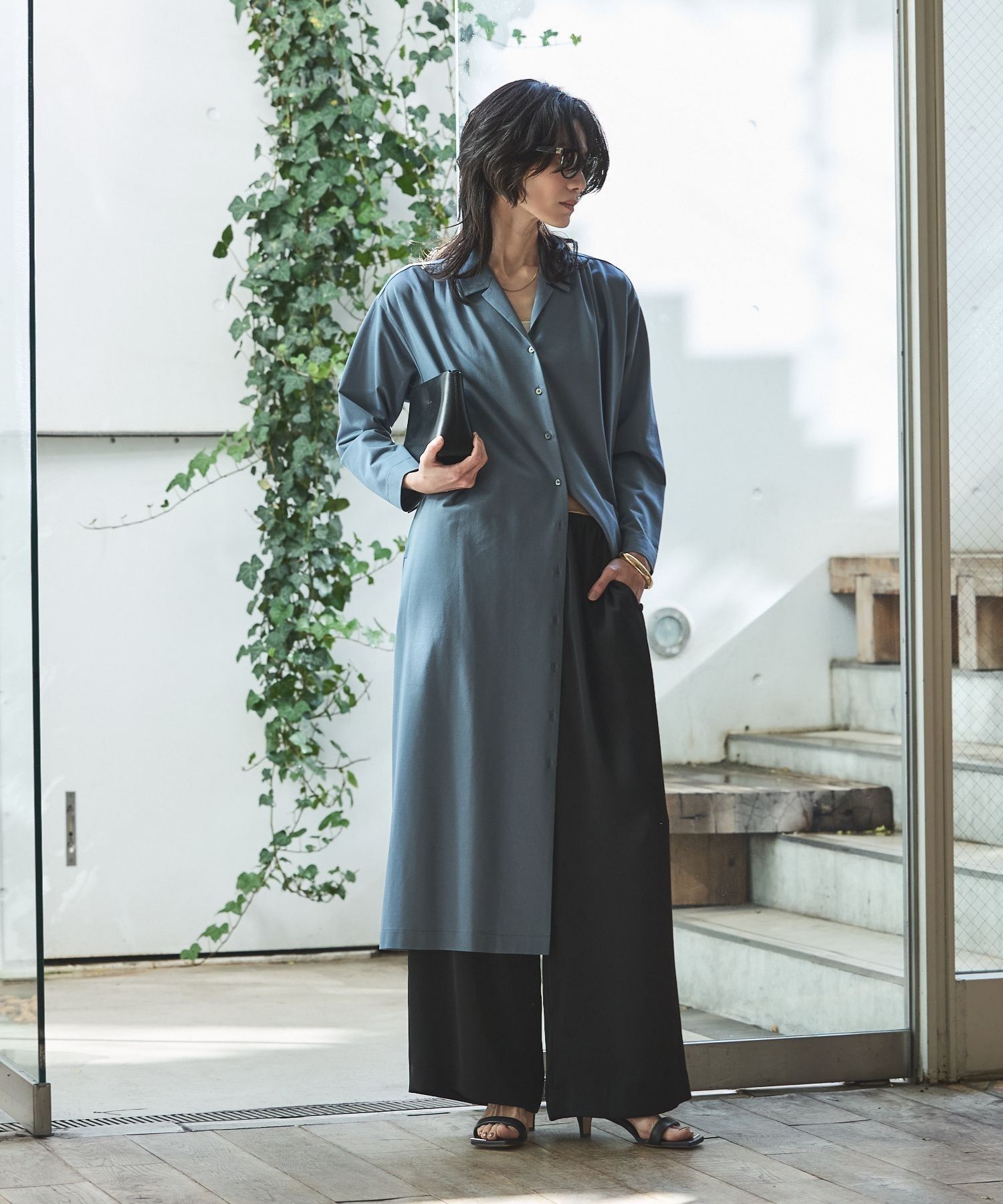 qualite「【今季最後の再入荷/接触冷感・吸水速乾】クールサテンパンツ/セットアップ対応」|その他|