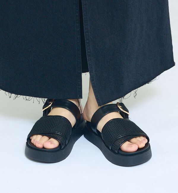 AU BANNISTER「【販売店舗限定】ワイドベルトサンダル」|サンダル|