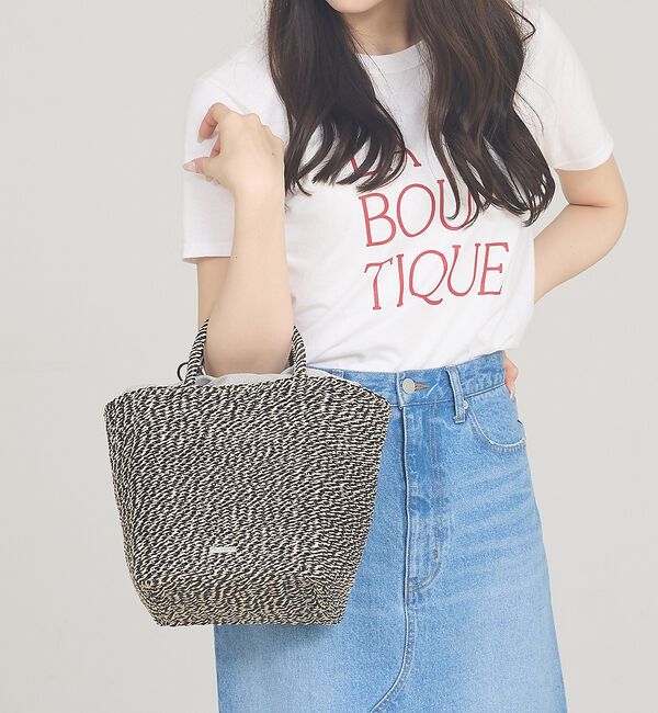 LOWELL things「●SOEUR/スクエアカゴバッグ」|かごバッグ|