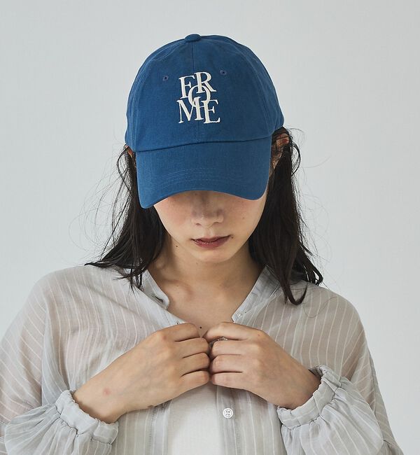 abahouse mavie「【別注カラー登場】ロゴ刺繍キャップ」|その他|サックスブルー