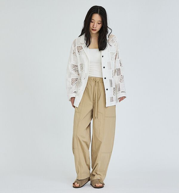 abahouse mavie「【セットアップ対応】刺繍レースジャケット」|その他|