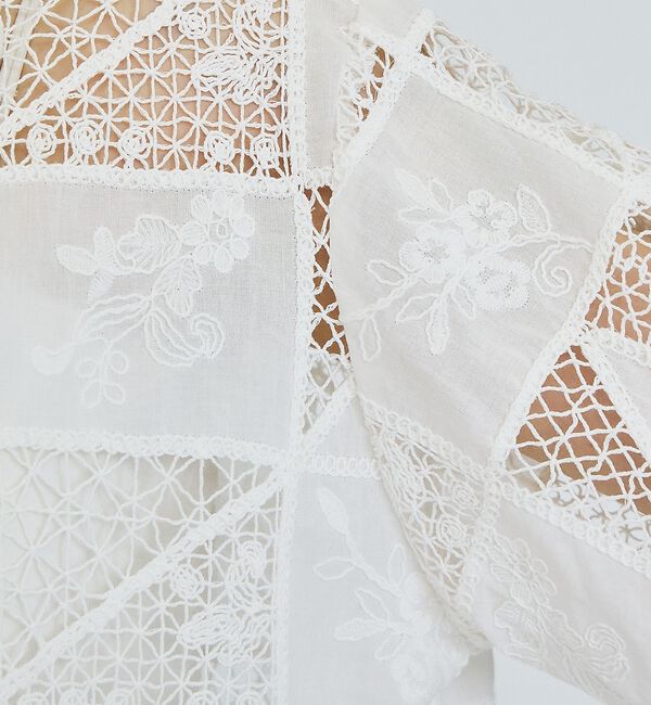 abahouse mavie「【セットアップ対応】刺繍レースジャケット」|その他|