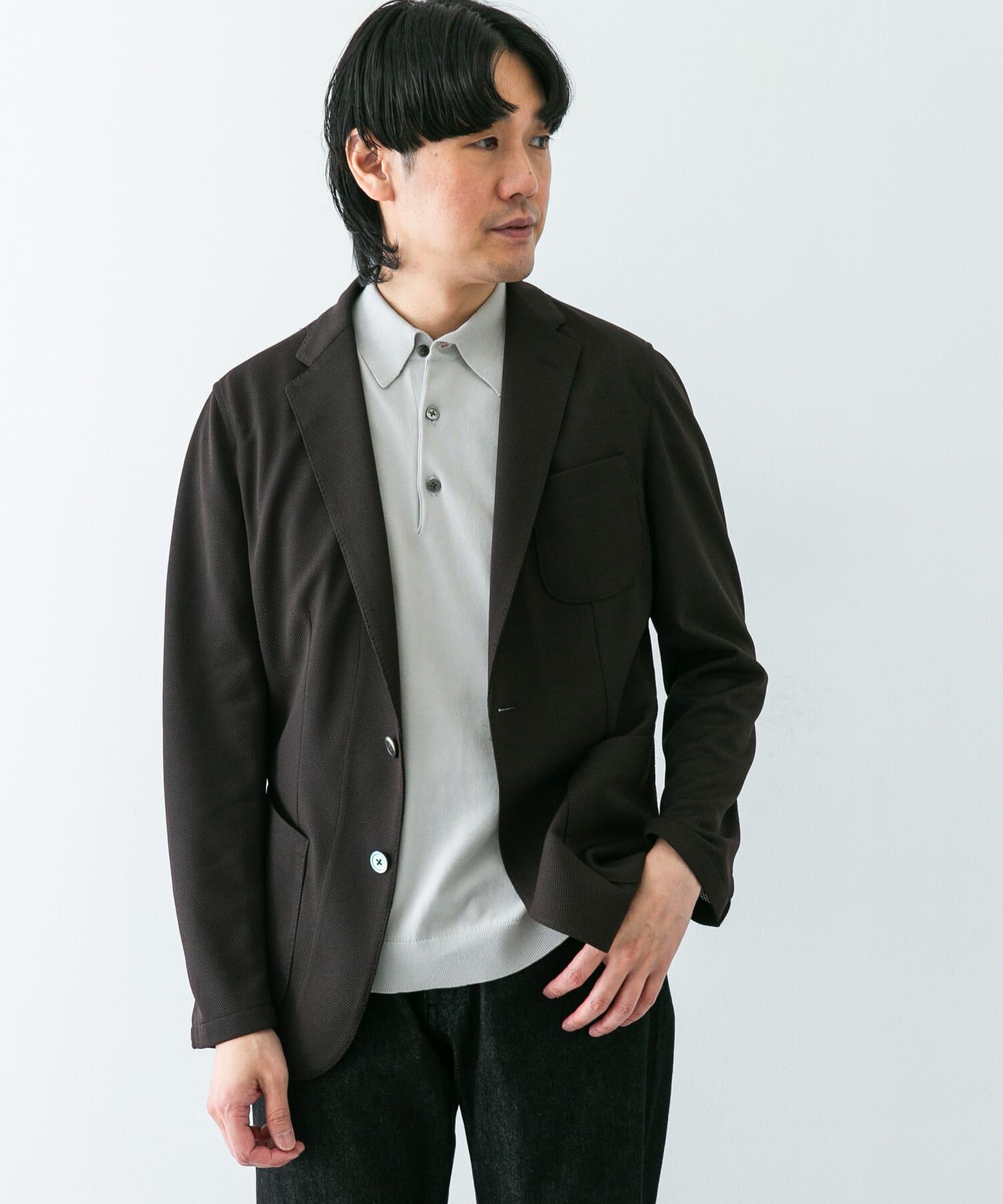 URBAN RESEARCH DOORS「『イージーケア/速乾』LIFE STYLE TAILOR　メランジニットイージージャケット」|その他|