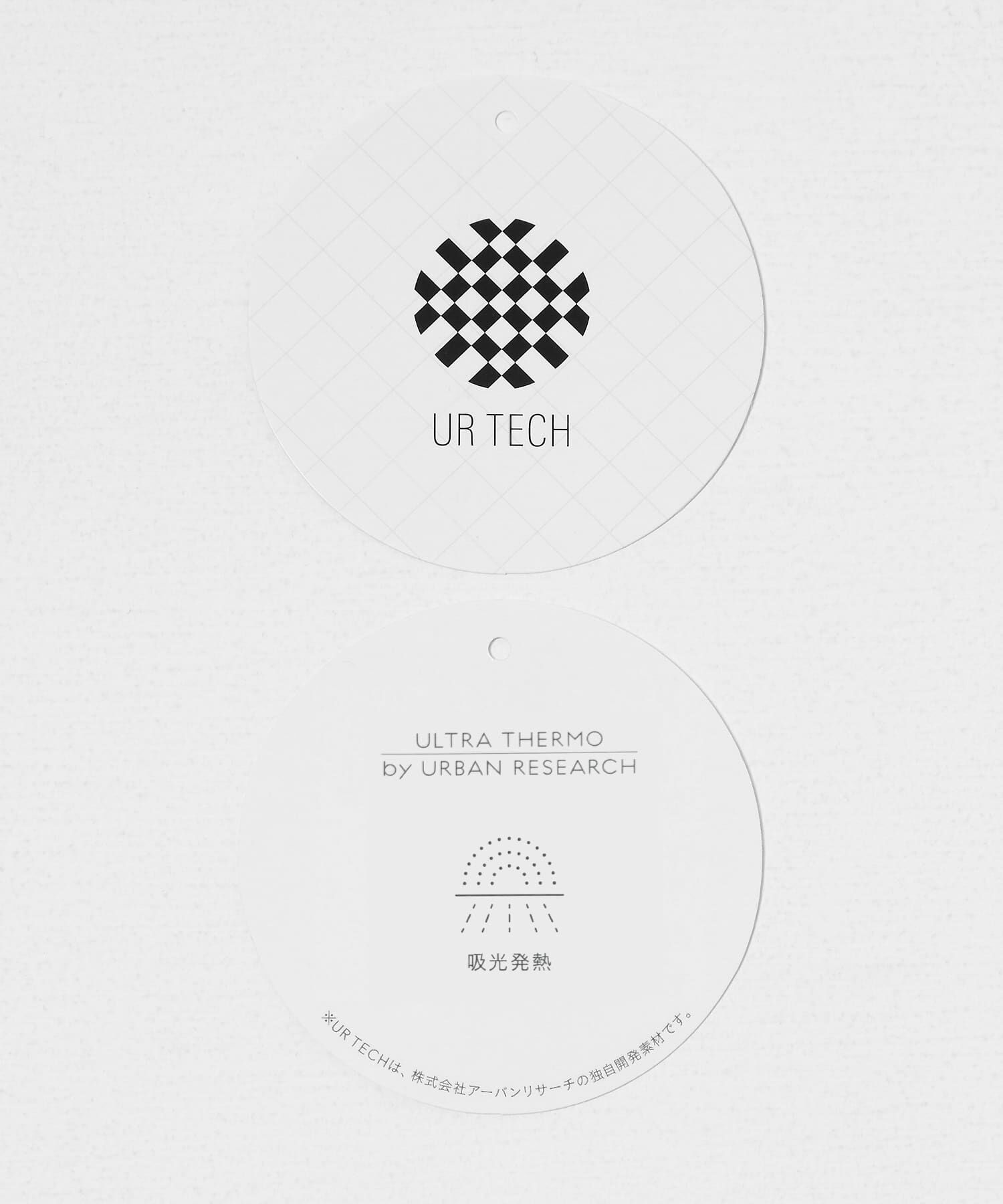 URBAN RESEARCH DOORS「『UR TECH』ミドル丈コート」|ノーカラーコート|