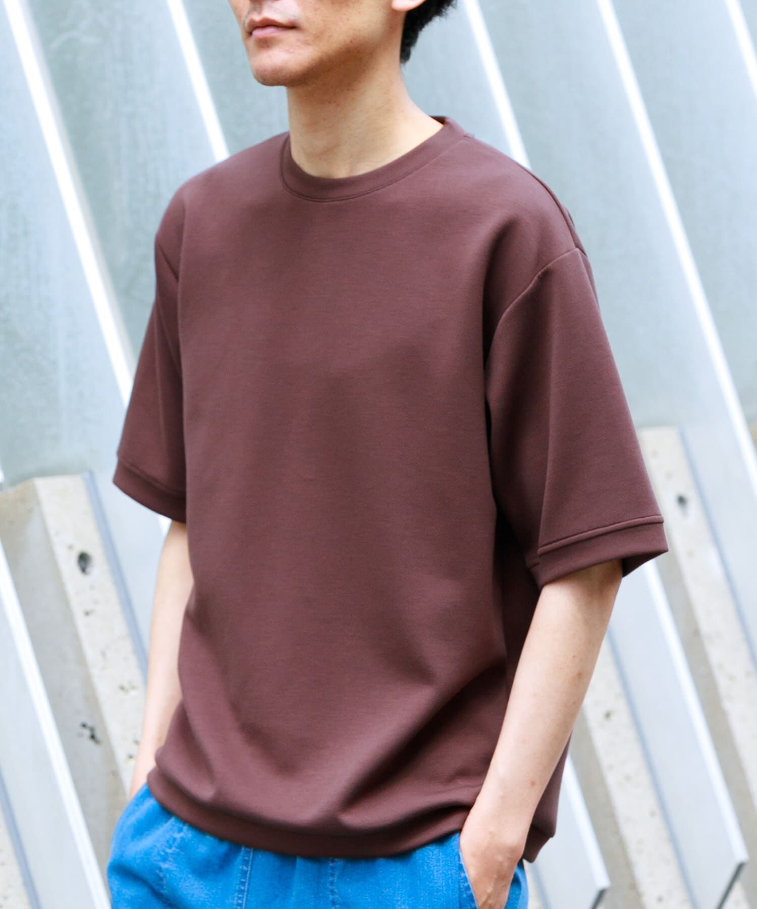 Sonny Label 「シルキーダンボールニットTシャツ」|Tシャツ・カットソー|