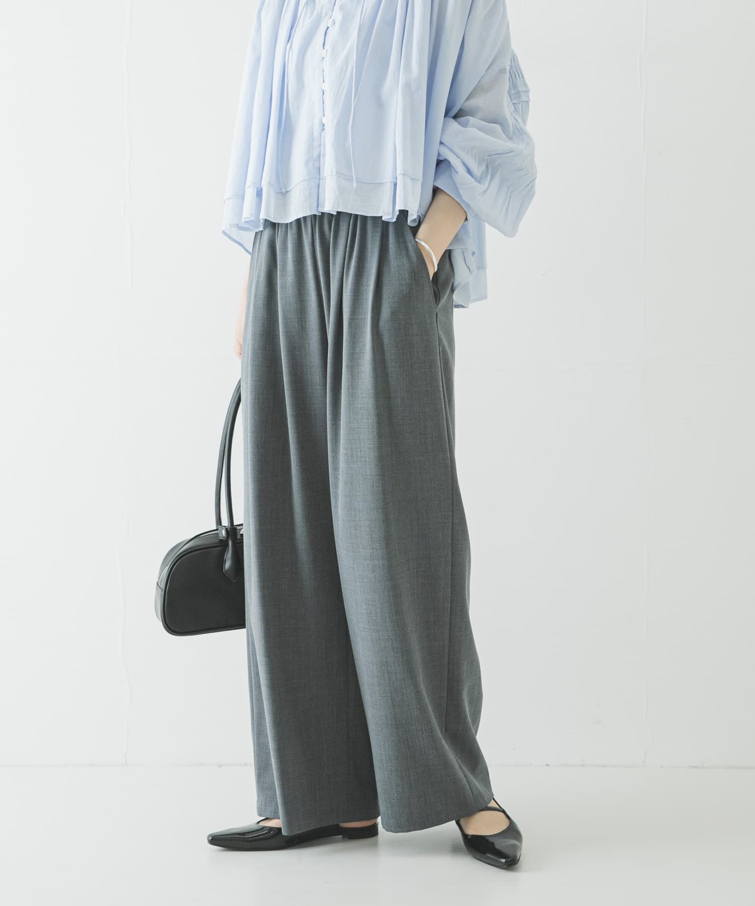 URBAN RESEARCH「『3サイズ展開』『イージーケア』タックギャザーストレートパンツ」|その他|