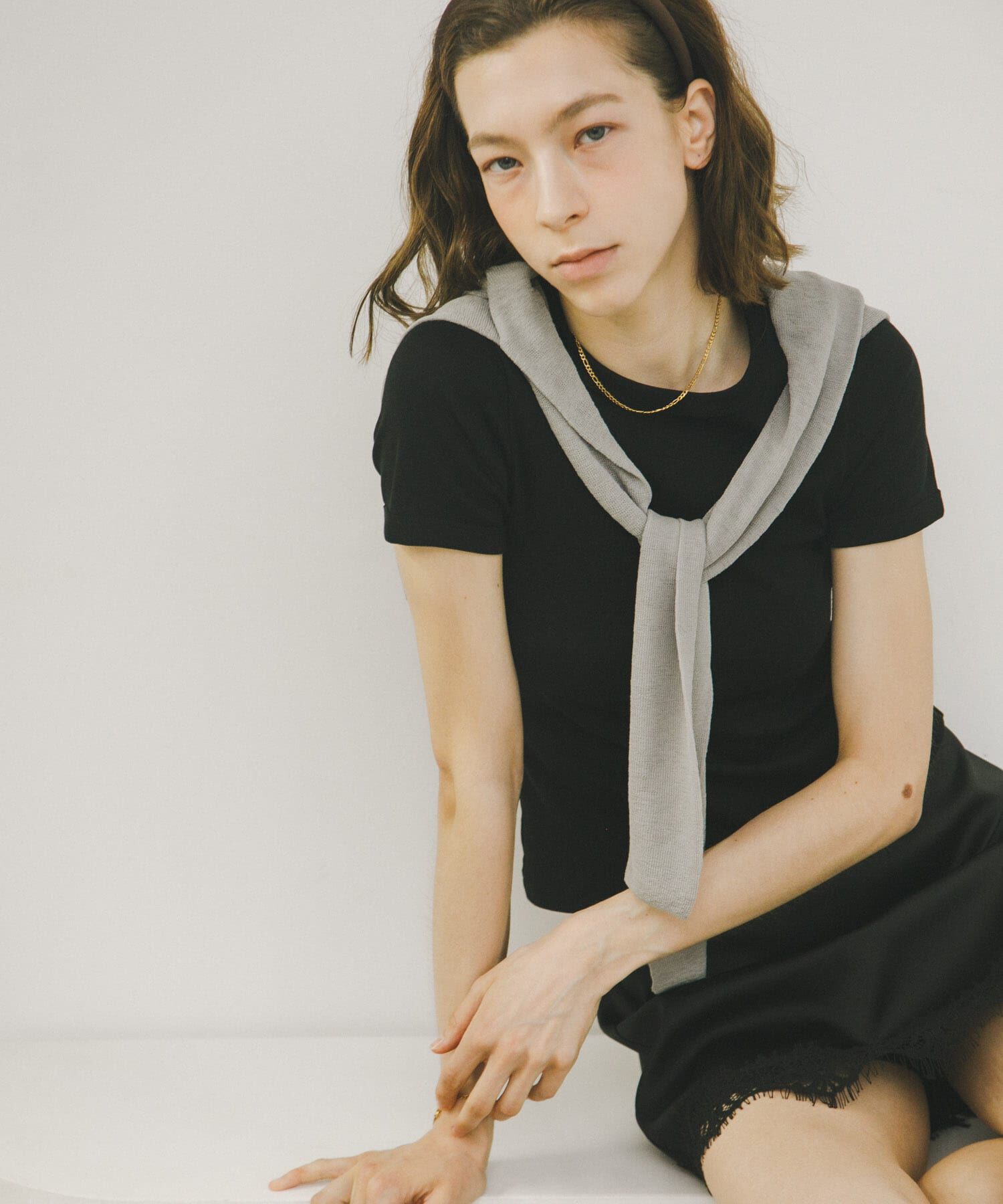 URBAN RESEARCH「decor『デコール』　STAINLESS FLATCHAIN NEC」|ネックレス|