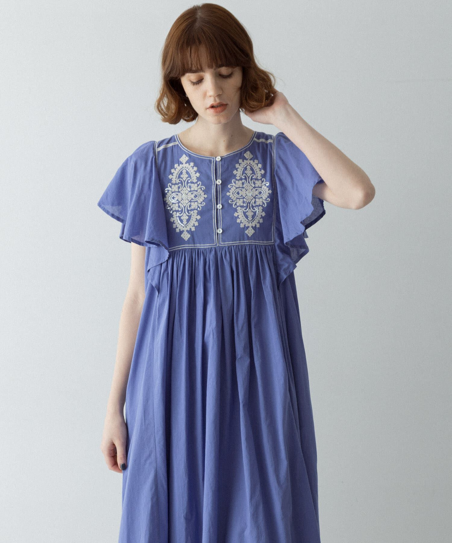 Sonny Label 「スパンコールエンブロイダリーワンピース」|ワンピース|