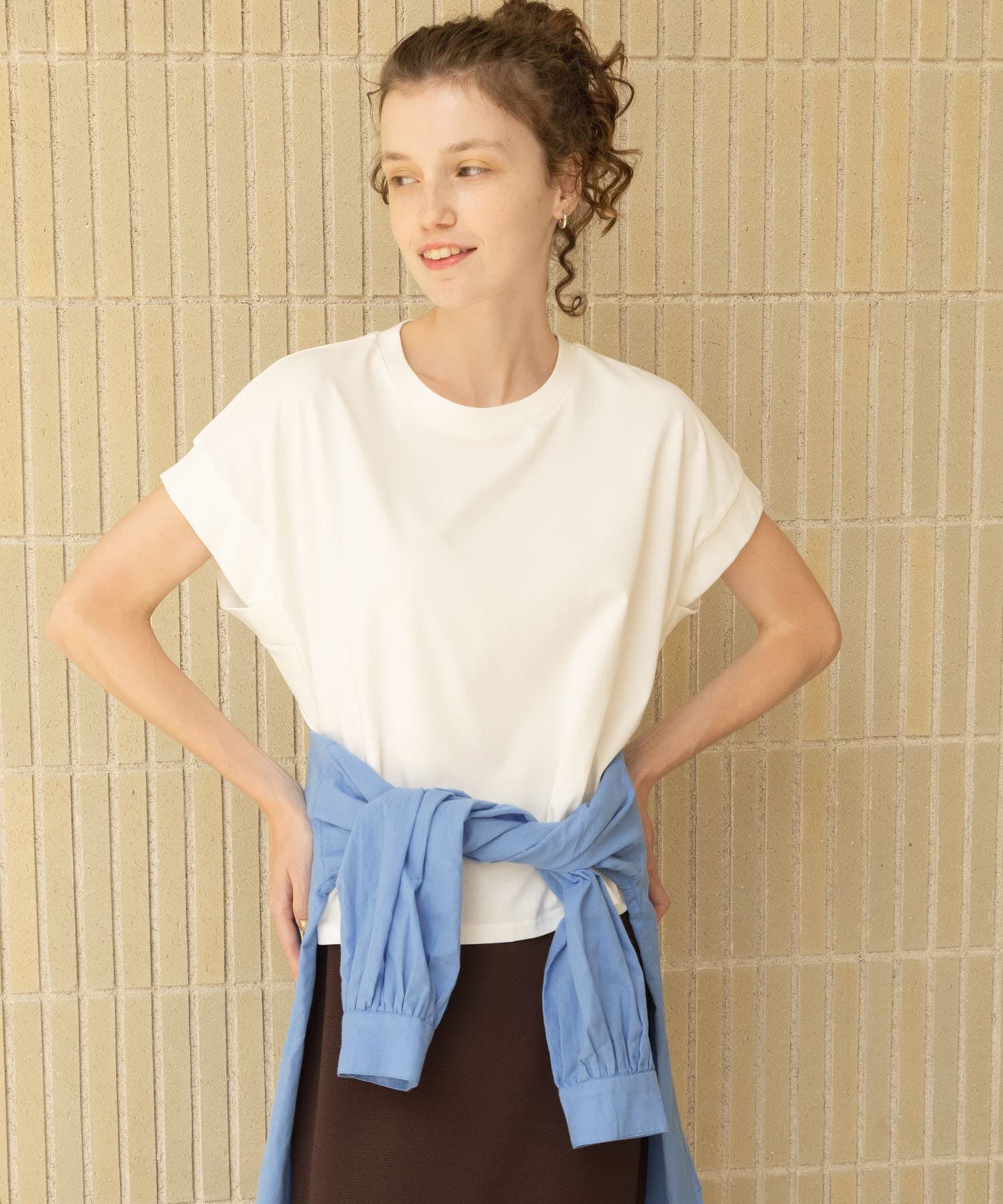 Sonny Label 「UVカットクールタッチフレンチTシャツ」|Tシャツ・カットソー|