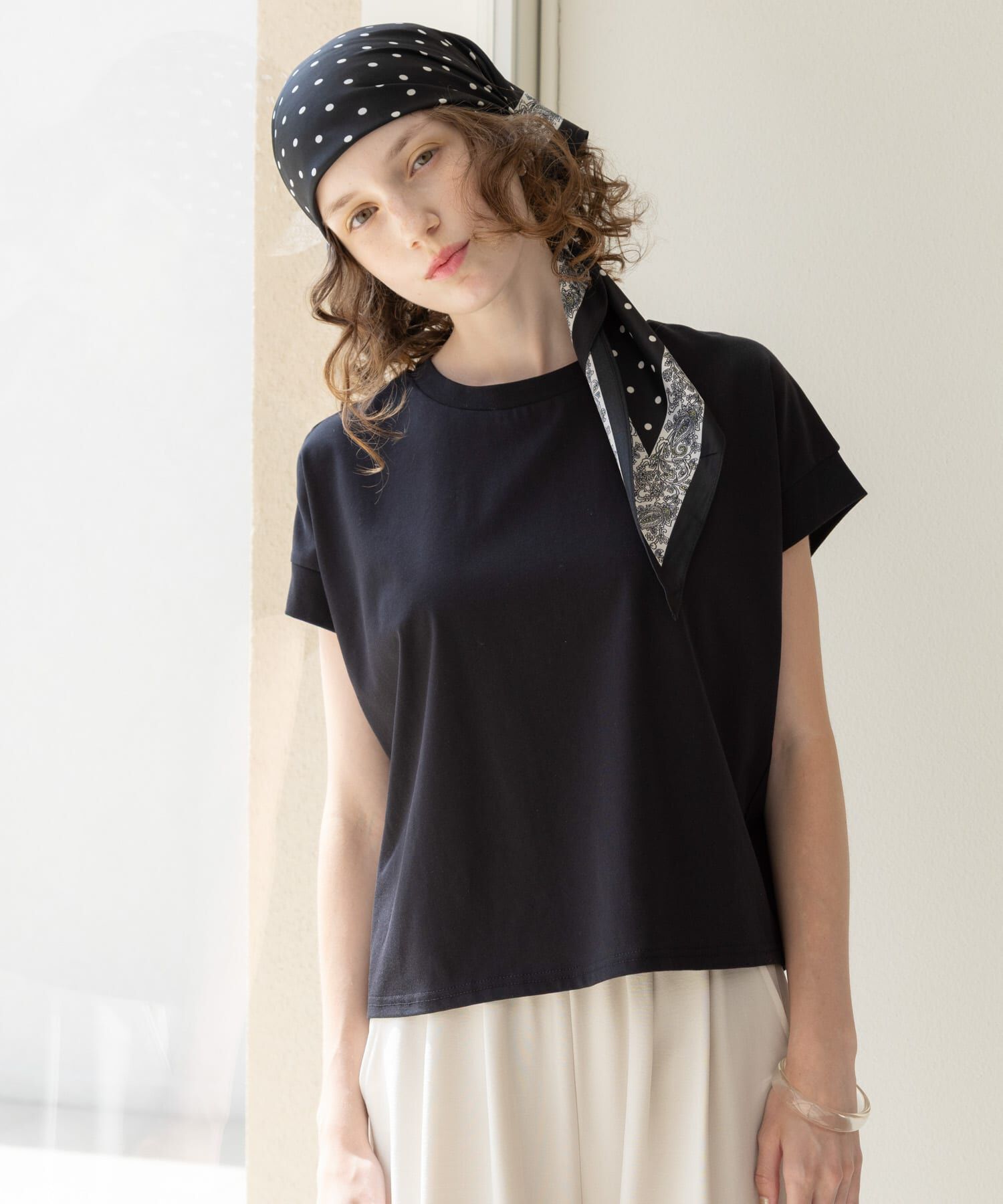 Sonny Label 「UVカットクールタッチフレンチTシャツ」|Tシャツ・カットソー|