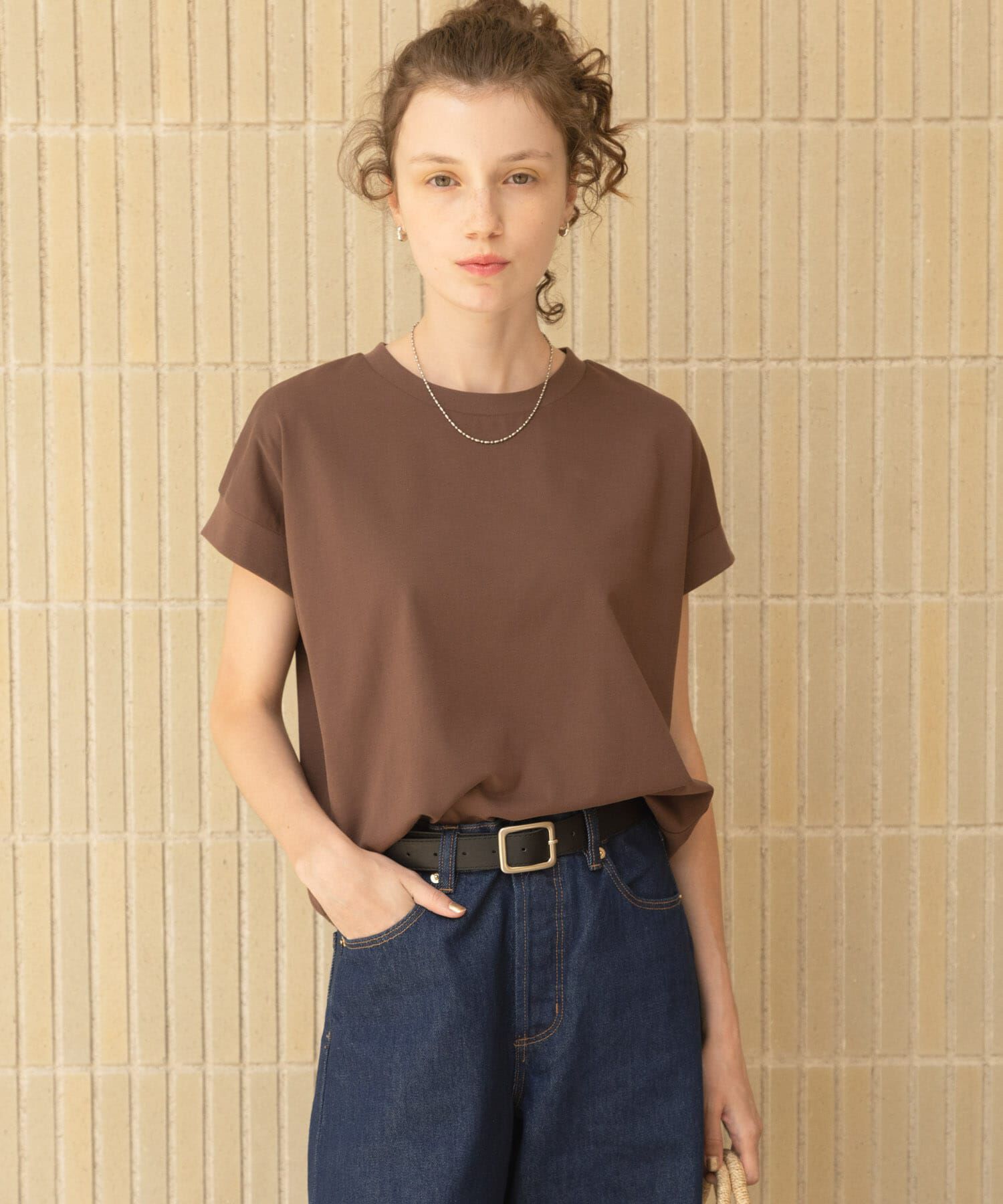 Sonny Label 「UVカットクールタッチフレンチTシャツ」|Tシャツ・カットソー|