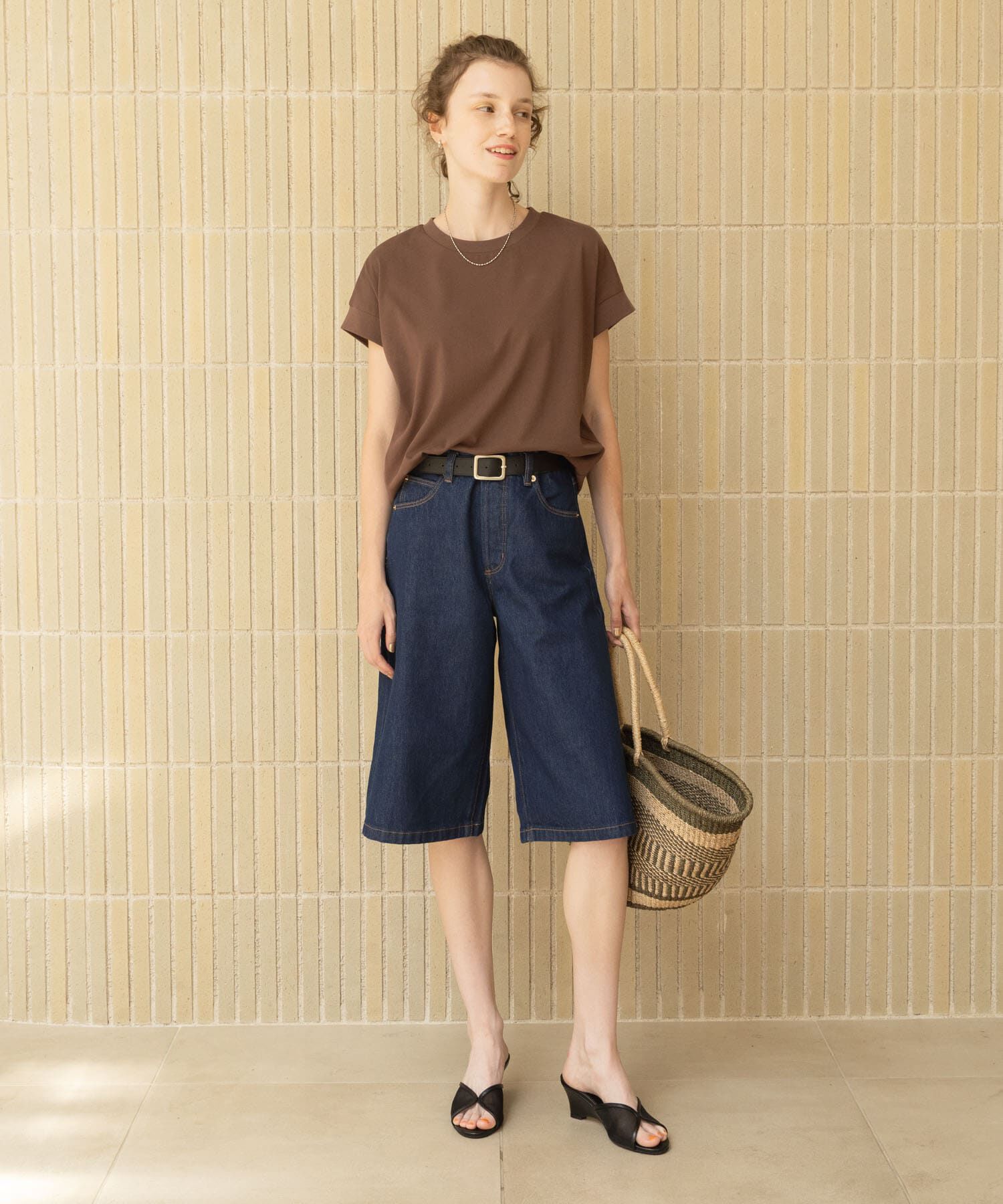 Sonny Label 「UVカットクールタッチフレンチTシャツ」|Tシャツ・カットソー|