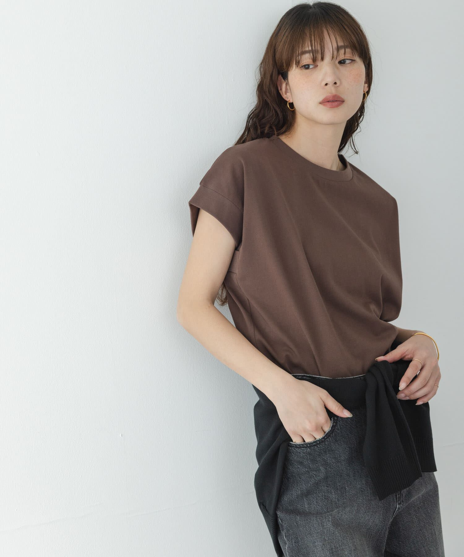 Sonny Label 「UVカットクールタッチフレンチTシャツ」|Tシャツ・カットソー|