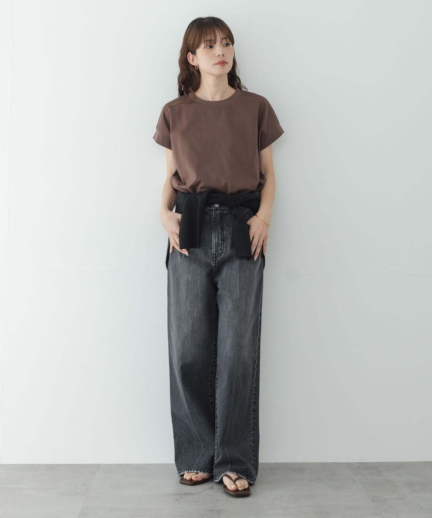 Sonny Label 「UVカットクールタッチフレンチTシャツ」|Tシャツ・カットソー|