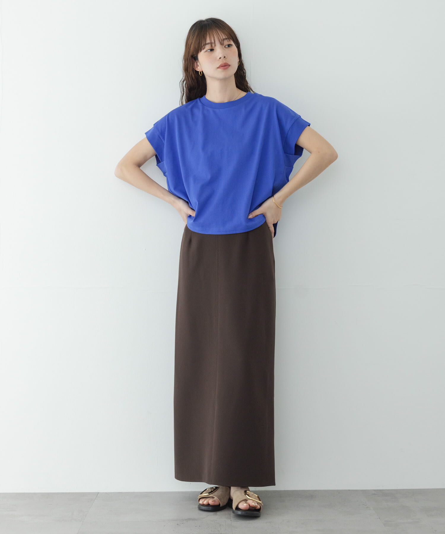 Sonny Label 「UVカットクールタッチフレンチTシャツ」|Tシャツ・カットソー|