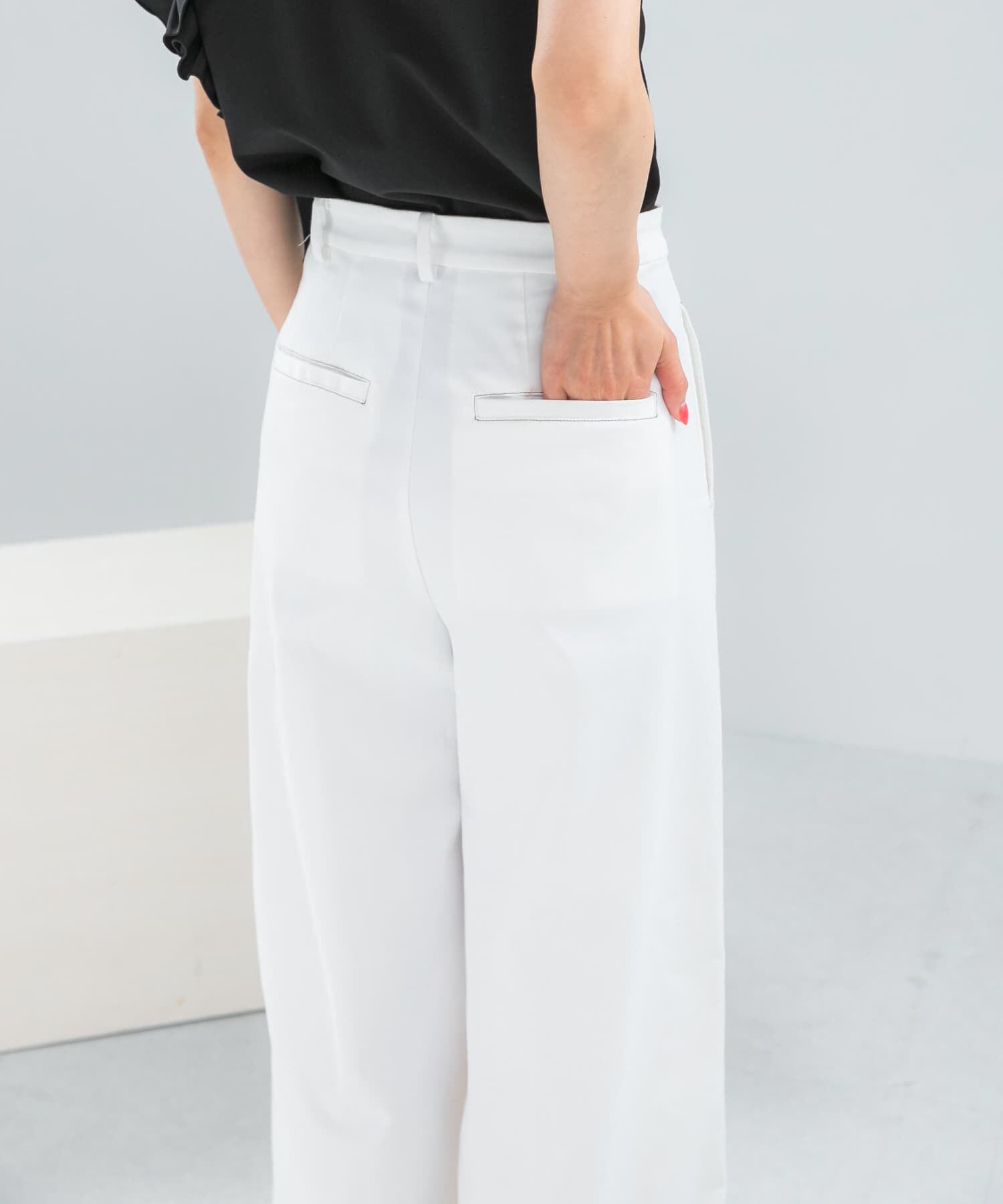 URBAN RESEARCH ROSSO「コットンツイルワイドパンツ」|その他|