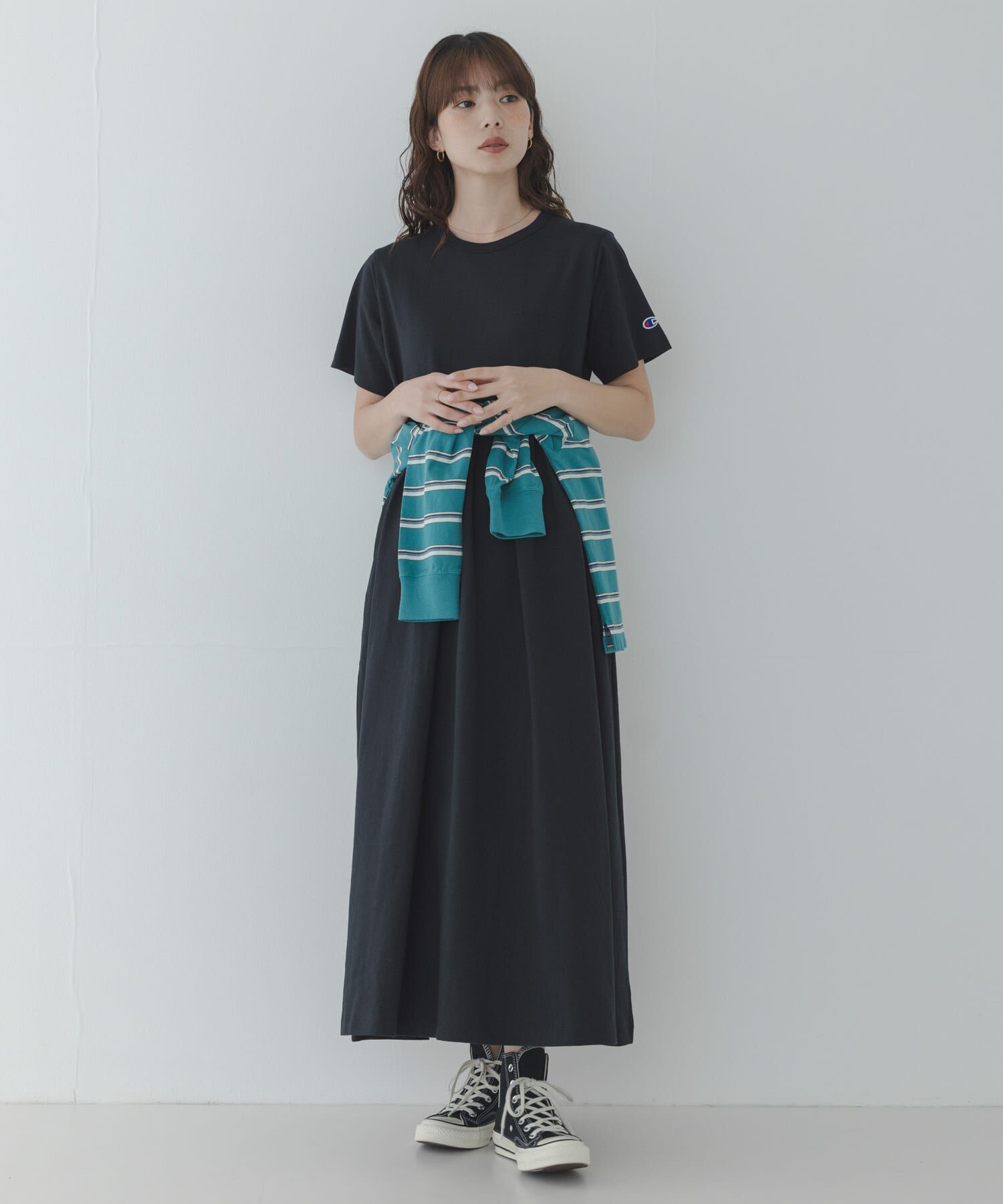 Sonny Label 「『別注』CHAMPION&times;Sonny Label　ギャザーワンピース」|ワンピース|