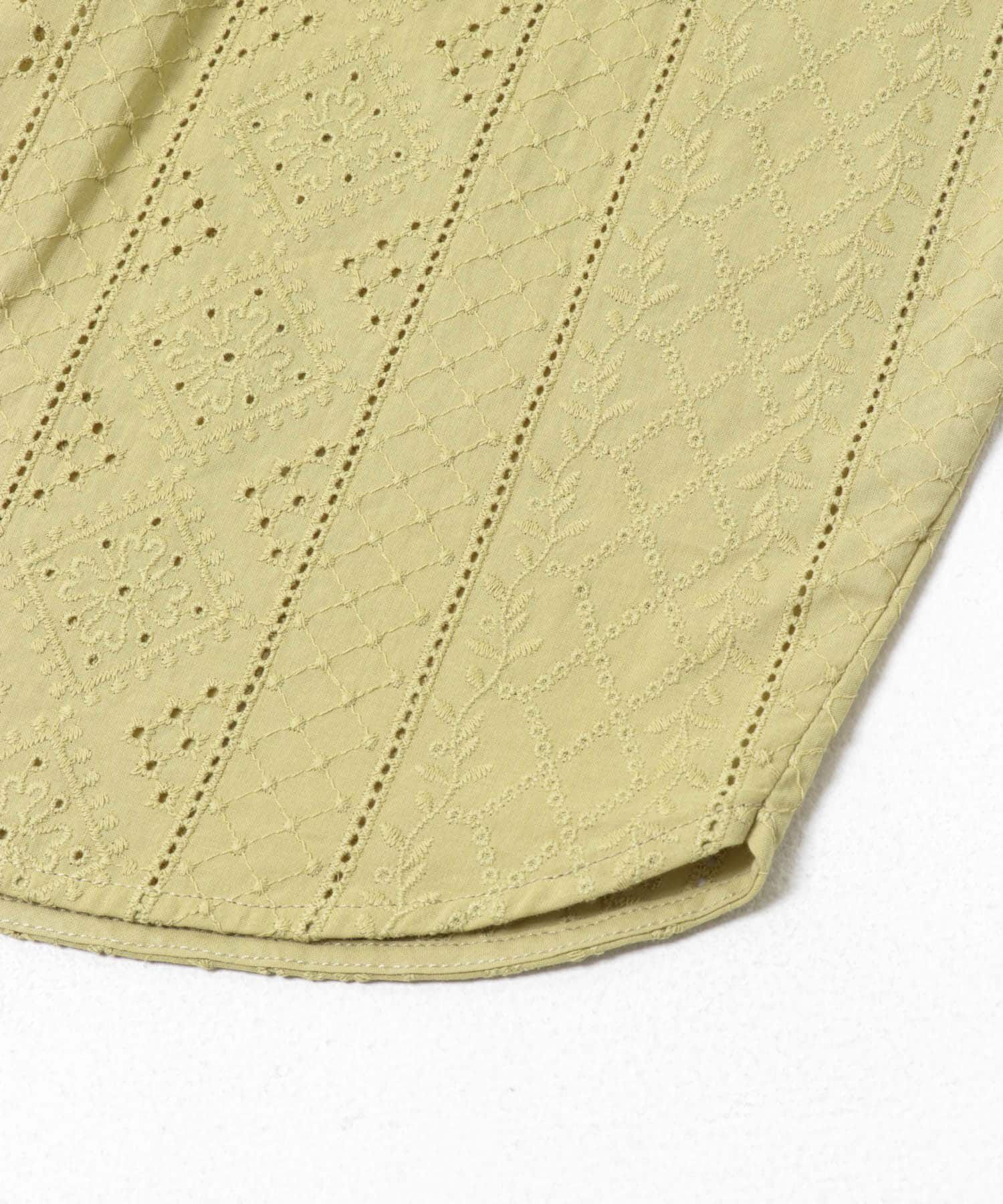 Sonny Label 「『WEB限定』バンドカラーコットンレースシャツ」|シャツ・ブラウス|