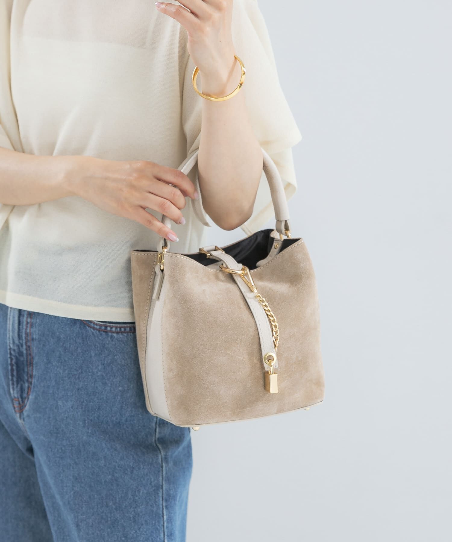 URBAN RESEARCH ROSSO「AULENTTI　ドローストリングトートバッグ」|ハンドバッグ|