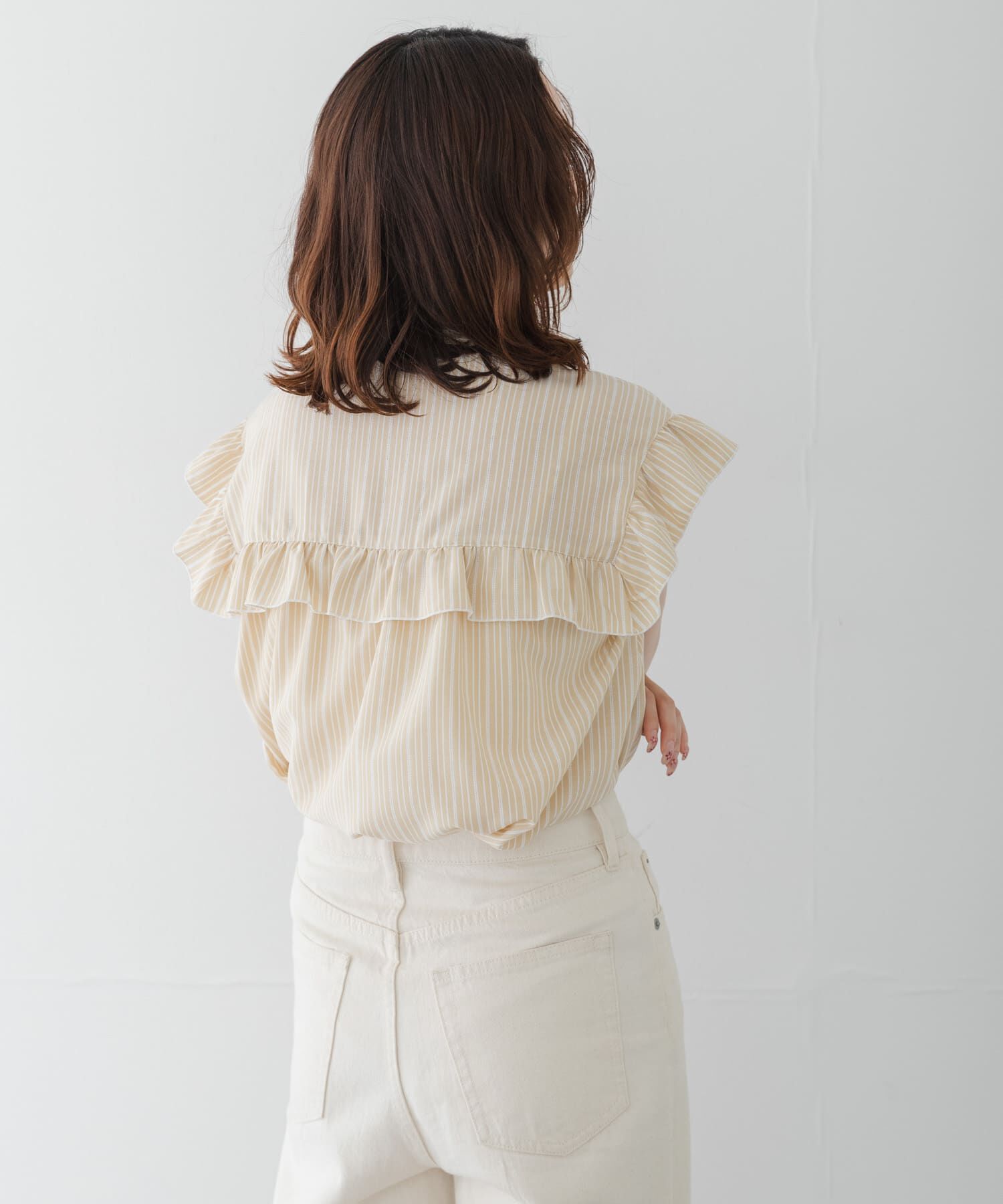 Sonny Label 「スタンドカラーフリルシャツブラウス」|シャツ・ブラウス|