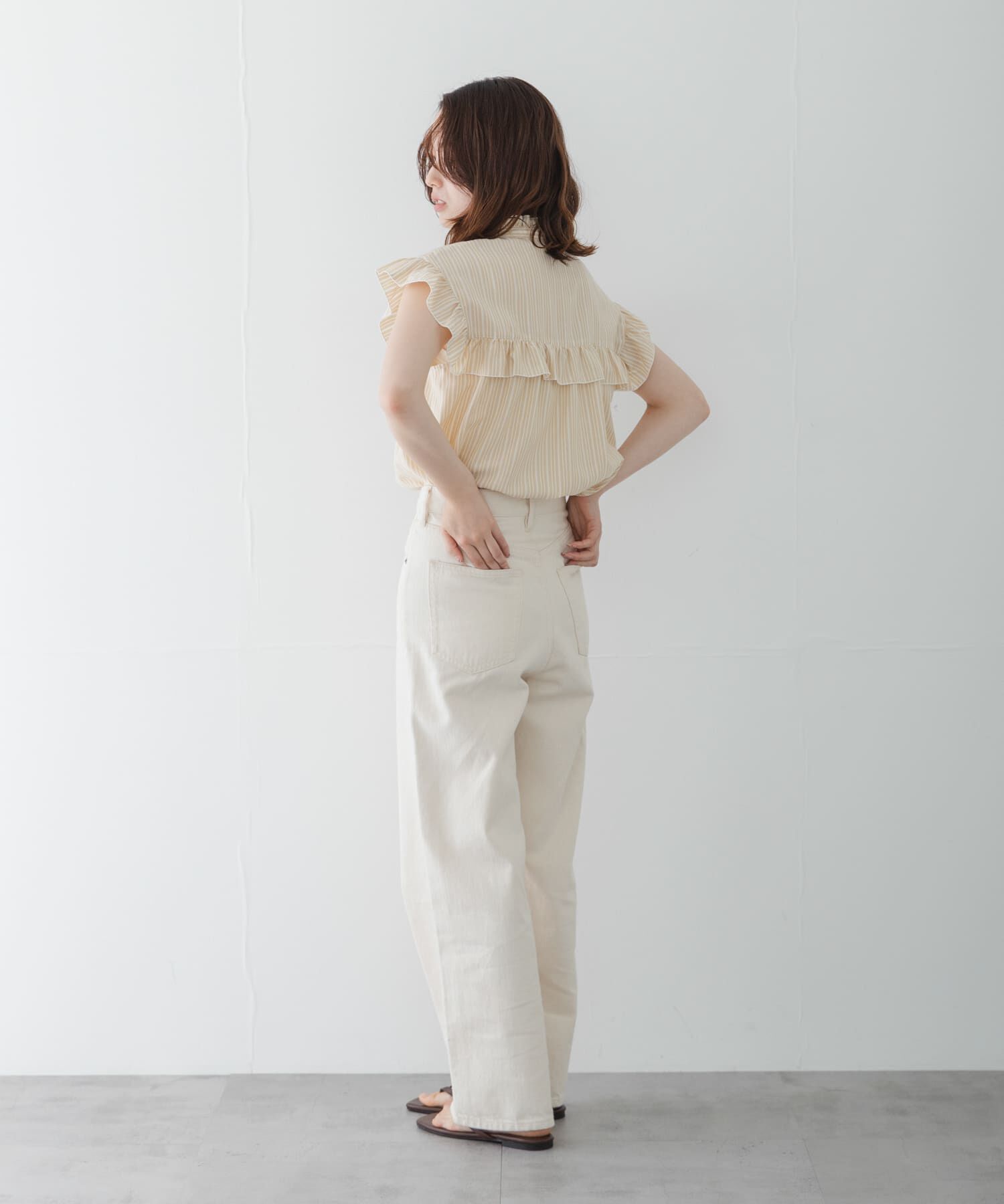 Sonny Label 「スタンドカラーフリルシャツブラウス」|シャツ・ブラウス|