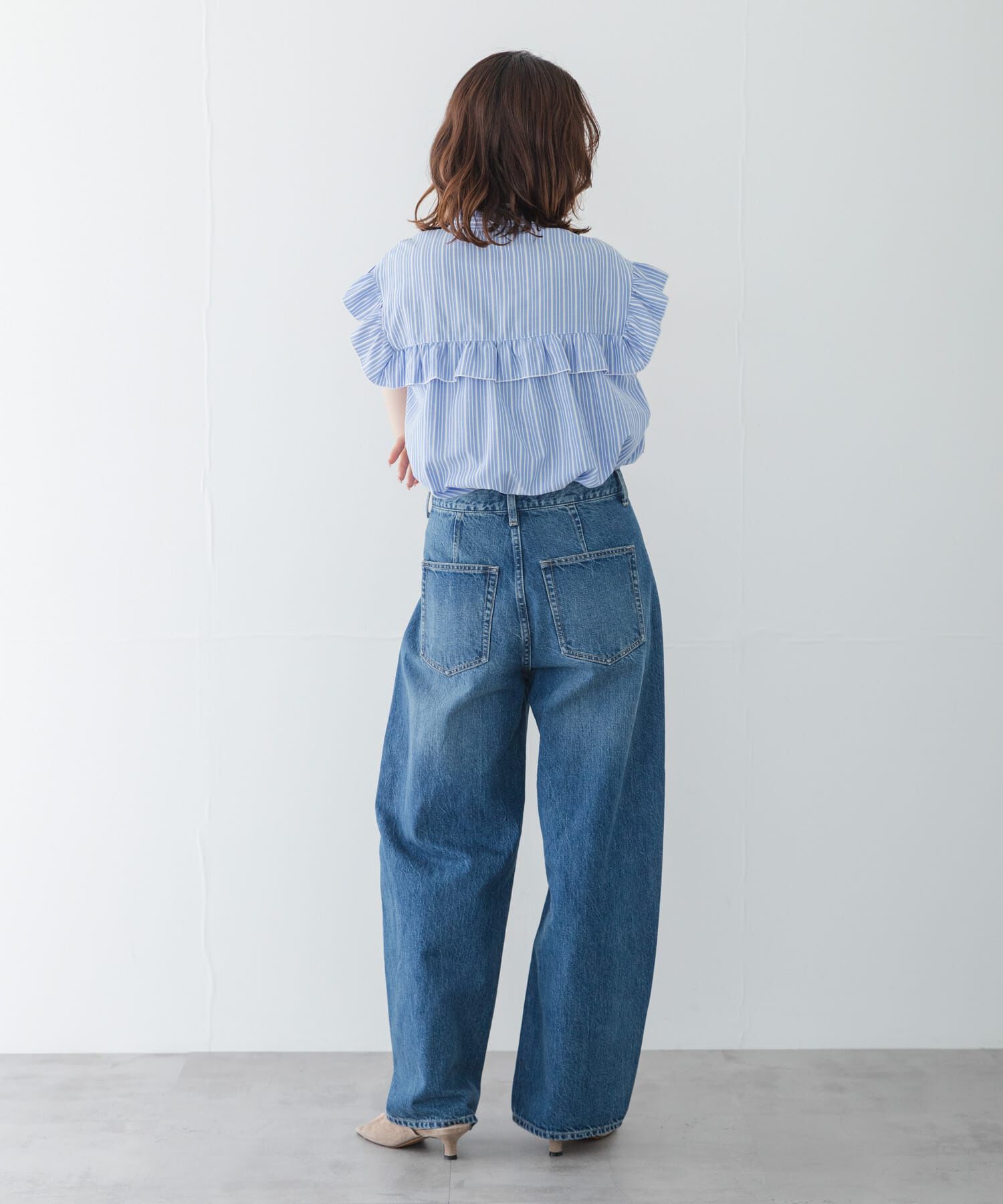 Sonny Label 「スタンドカラーフリルシャツブラウス」|シャツ・ブラウス|
