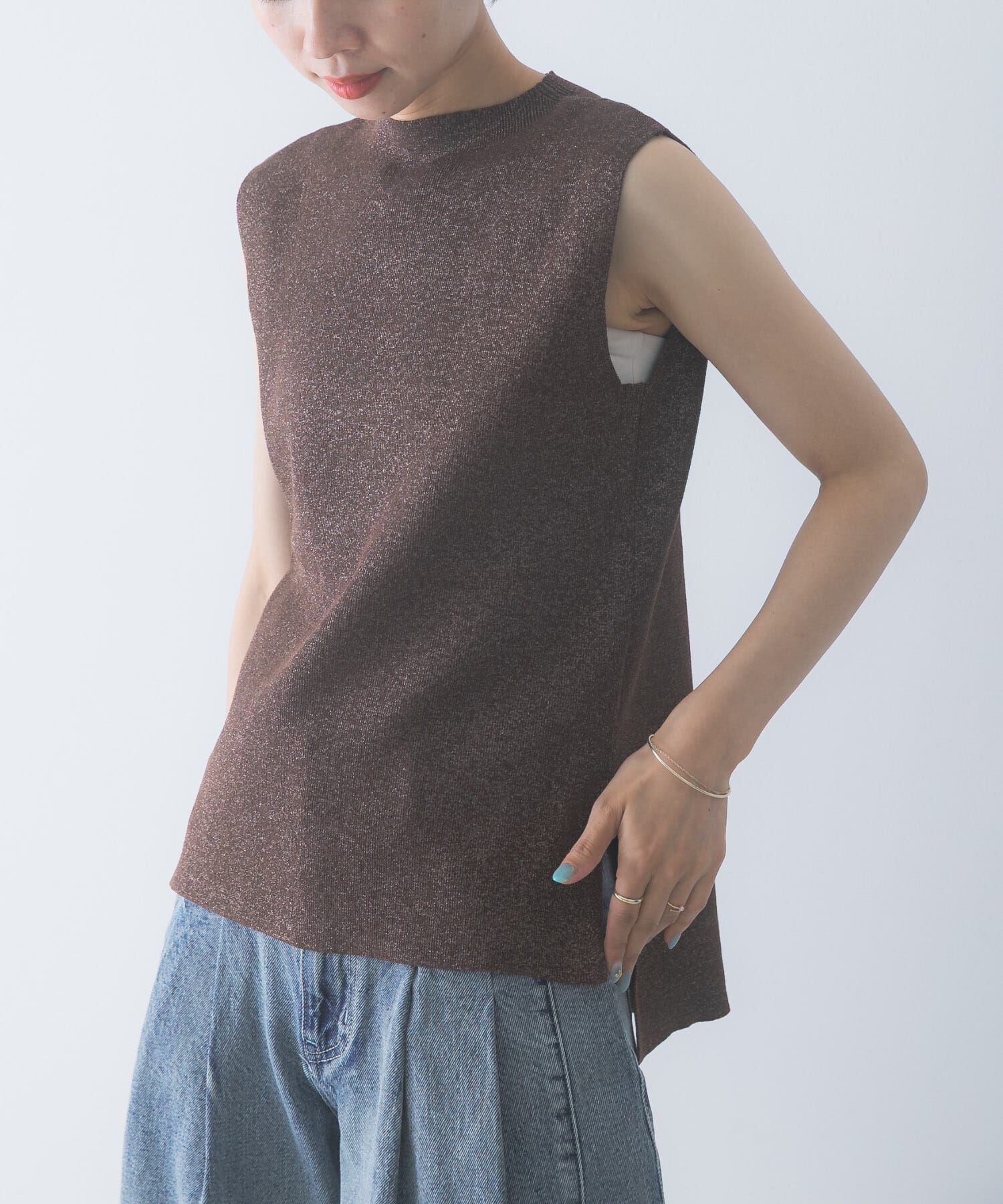 URBAN RESEARCH ROSSO「接触冷感ハイネックラメプルオーバー」|その他|