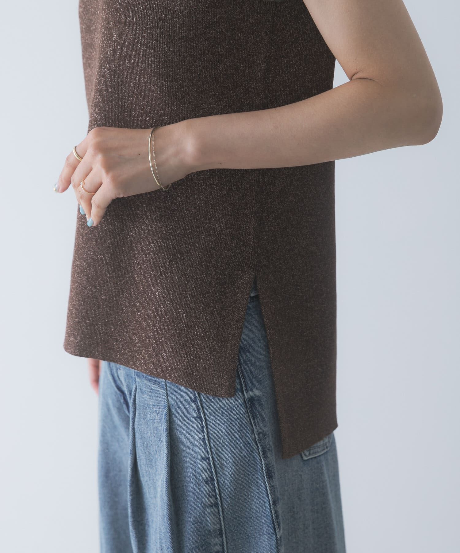 URBAN RESEARCH ROSSO「接触冷感ハイネックラメプルオーバー」|その他|
