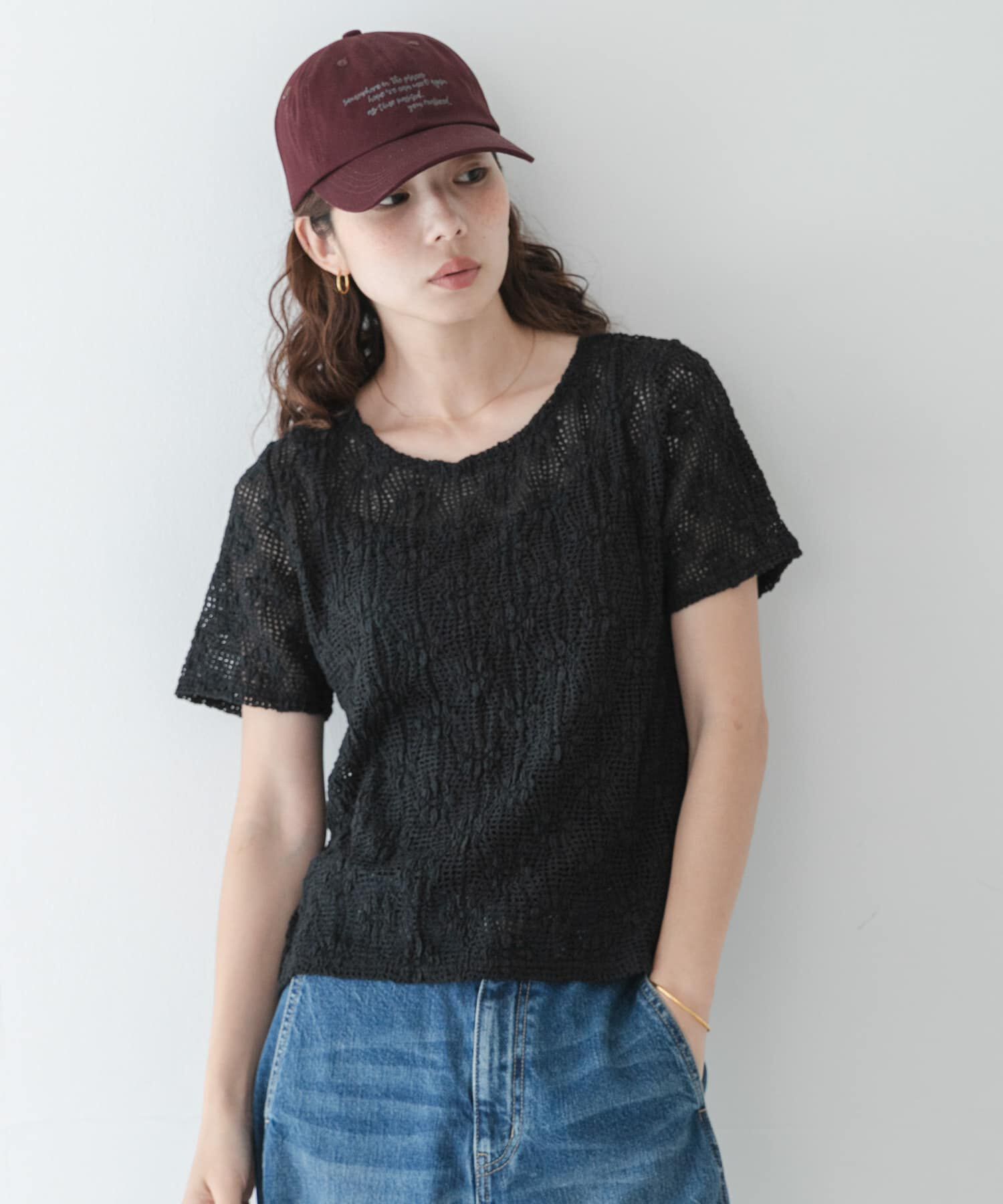 Sonny Label 「ベーシックレースTシャツ」|Tシャツ・カットソー|