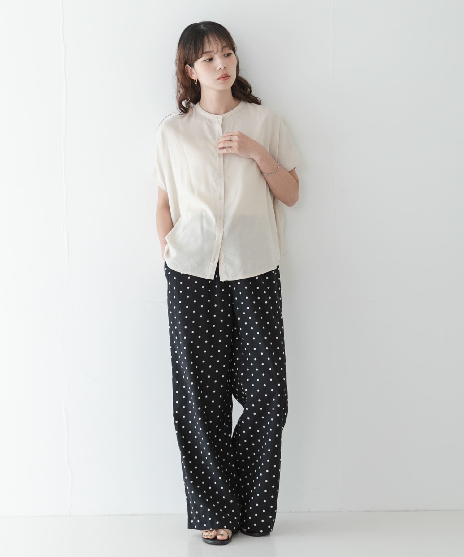 Sonny Label 「リネン混コクーンフレンチブラウス」|シャツ・ブラウス|