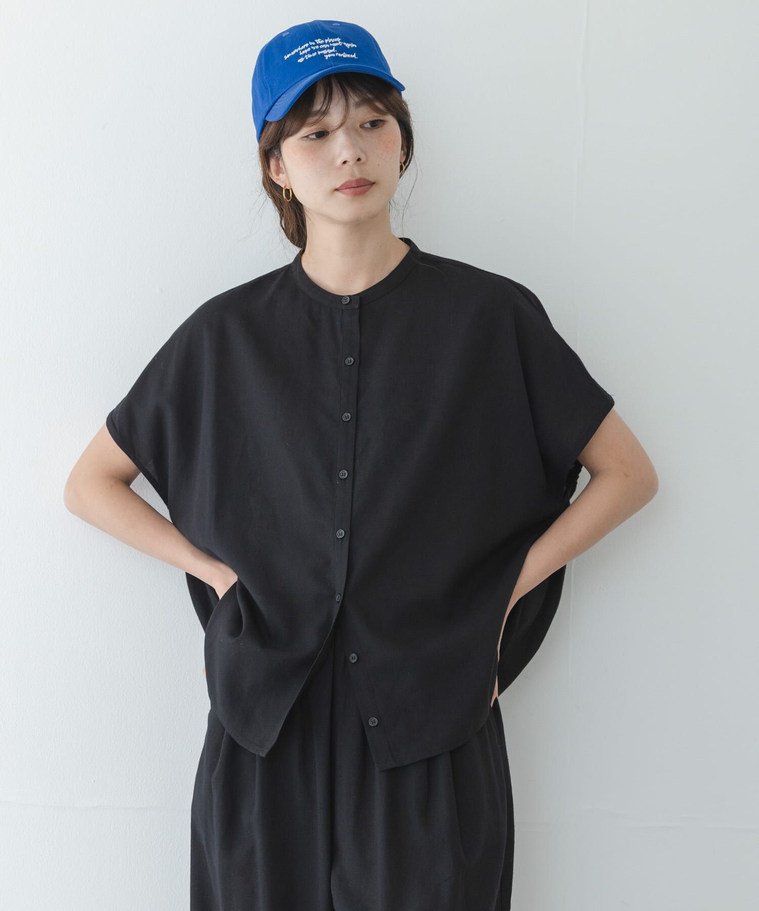 Sonny Label 「リネン混コクーンフレンチブラウス」|シャツ・ブラウス|