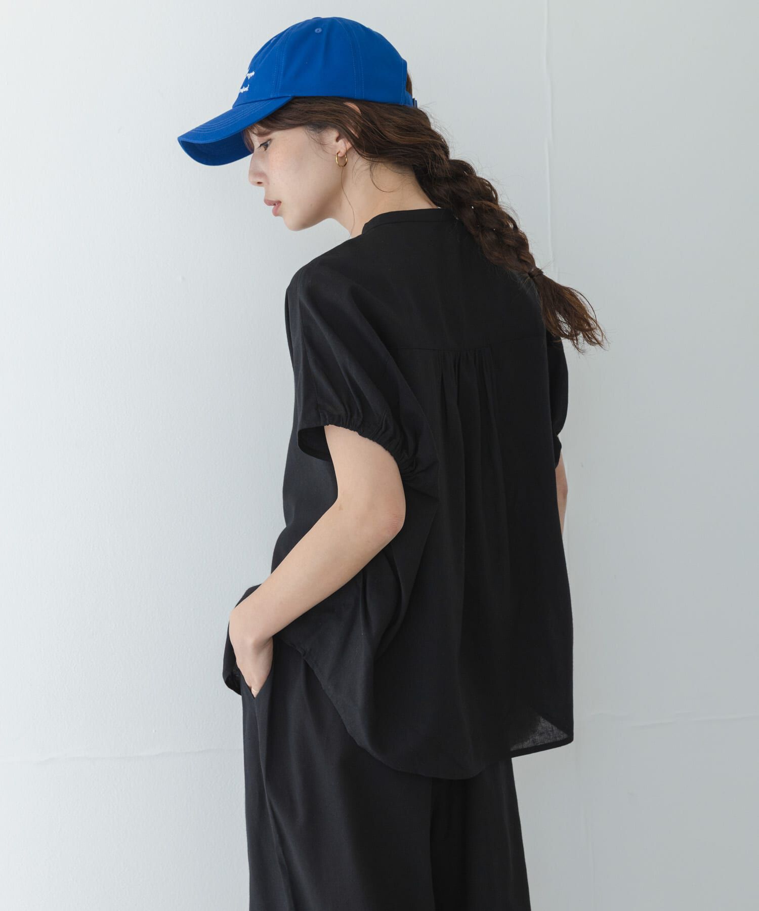 Sonny Label 「リネン混コクーンフレンチブラウス」|シャツ・ブラウス|