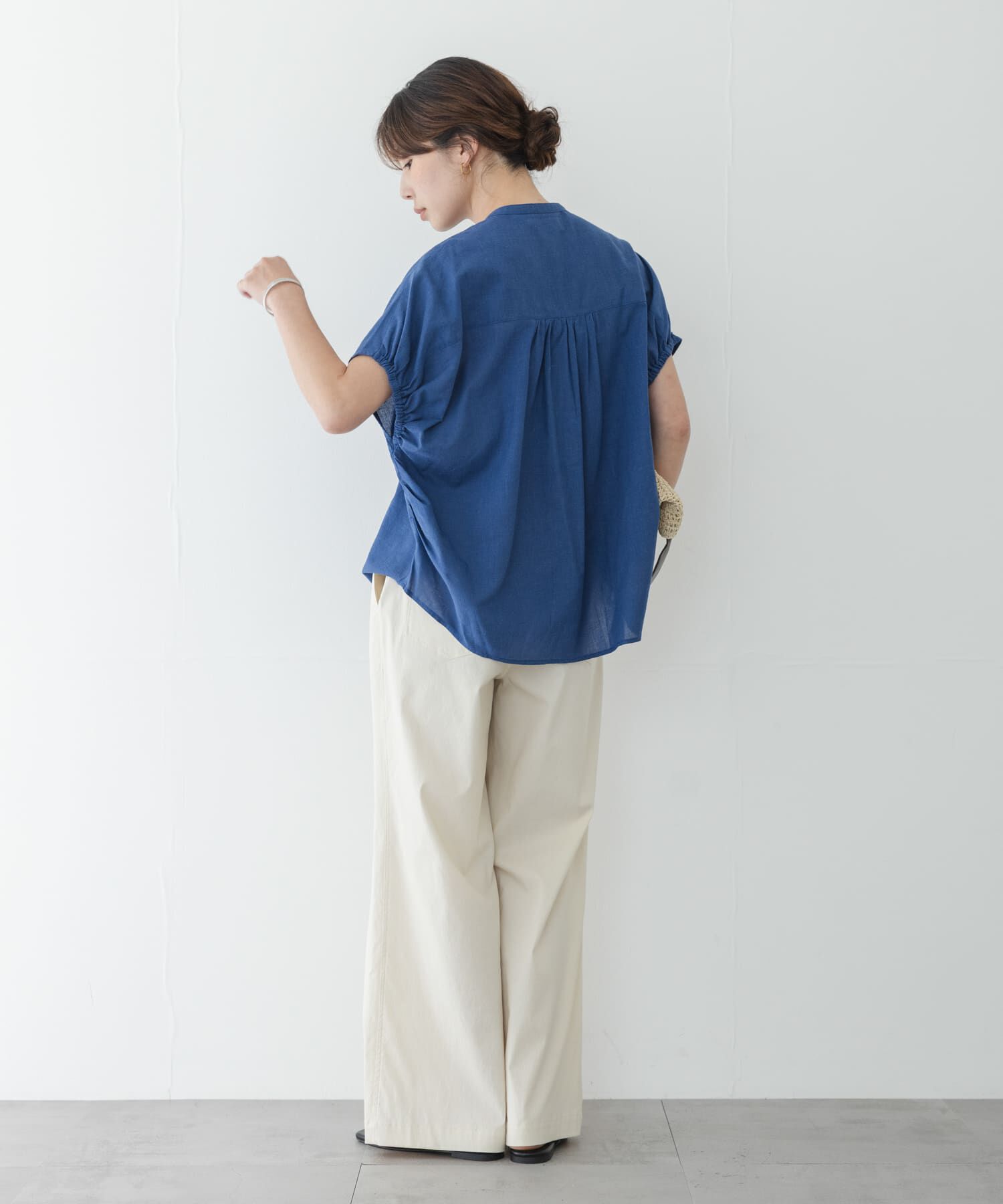 Sonny Label 「リネン混コクーンフレンチブラウス」|シャツ・ブラウス|