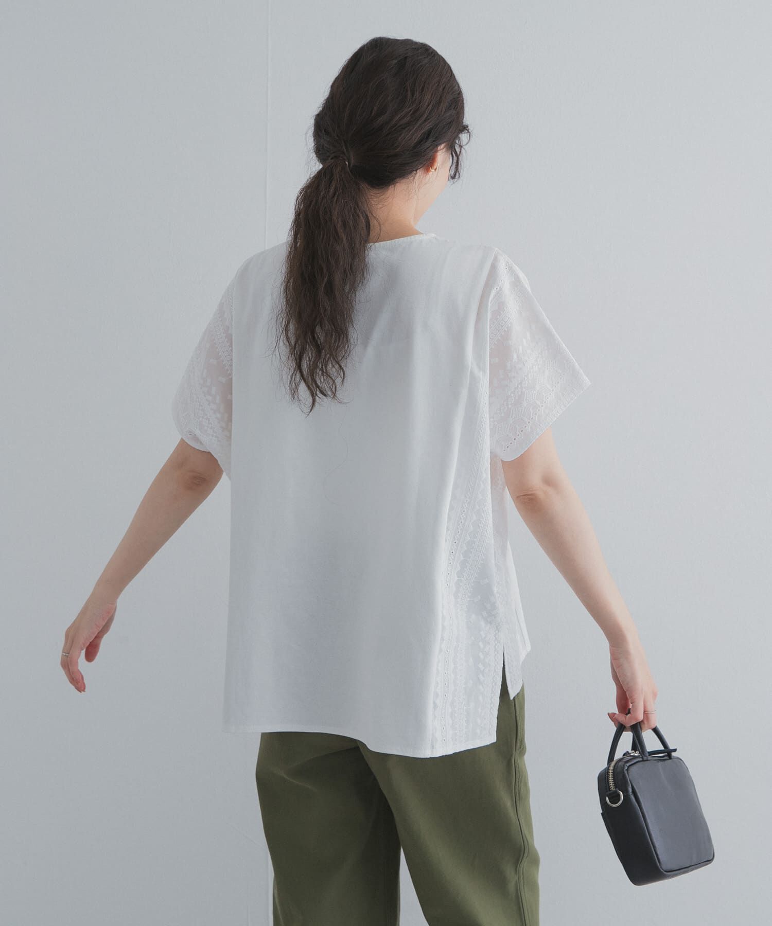 URBAN RESEARCH DOORS「サイドレース刺繍切替プルオーバー」|その他|