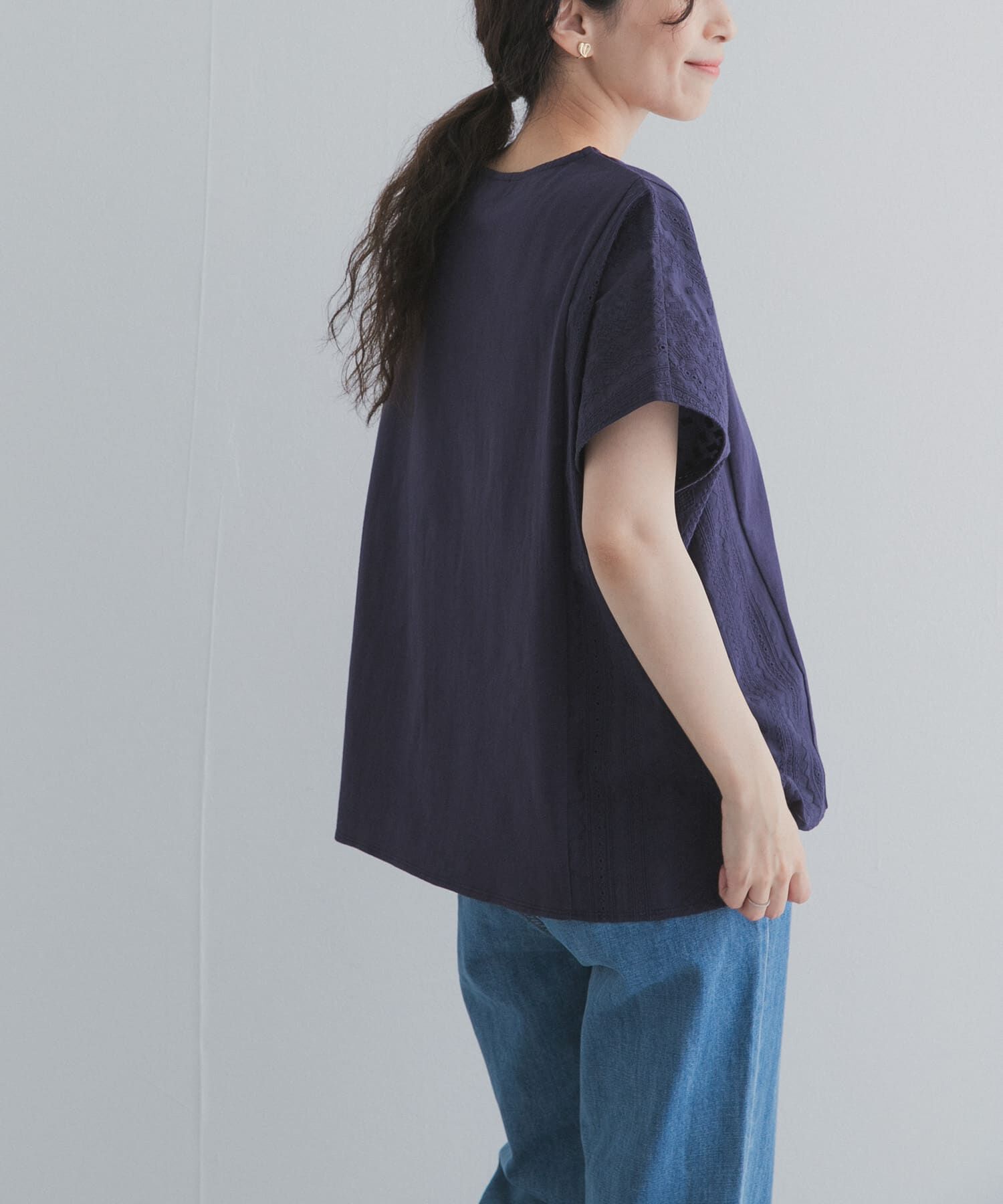 URBAN RESEARCH DOORS「サイドレース刺繍切替プルオーバー」|その他|