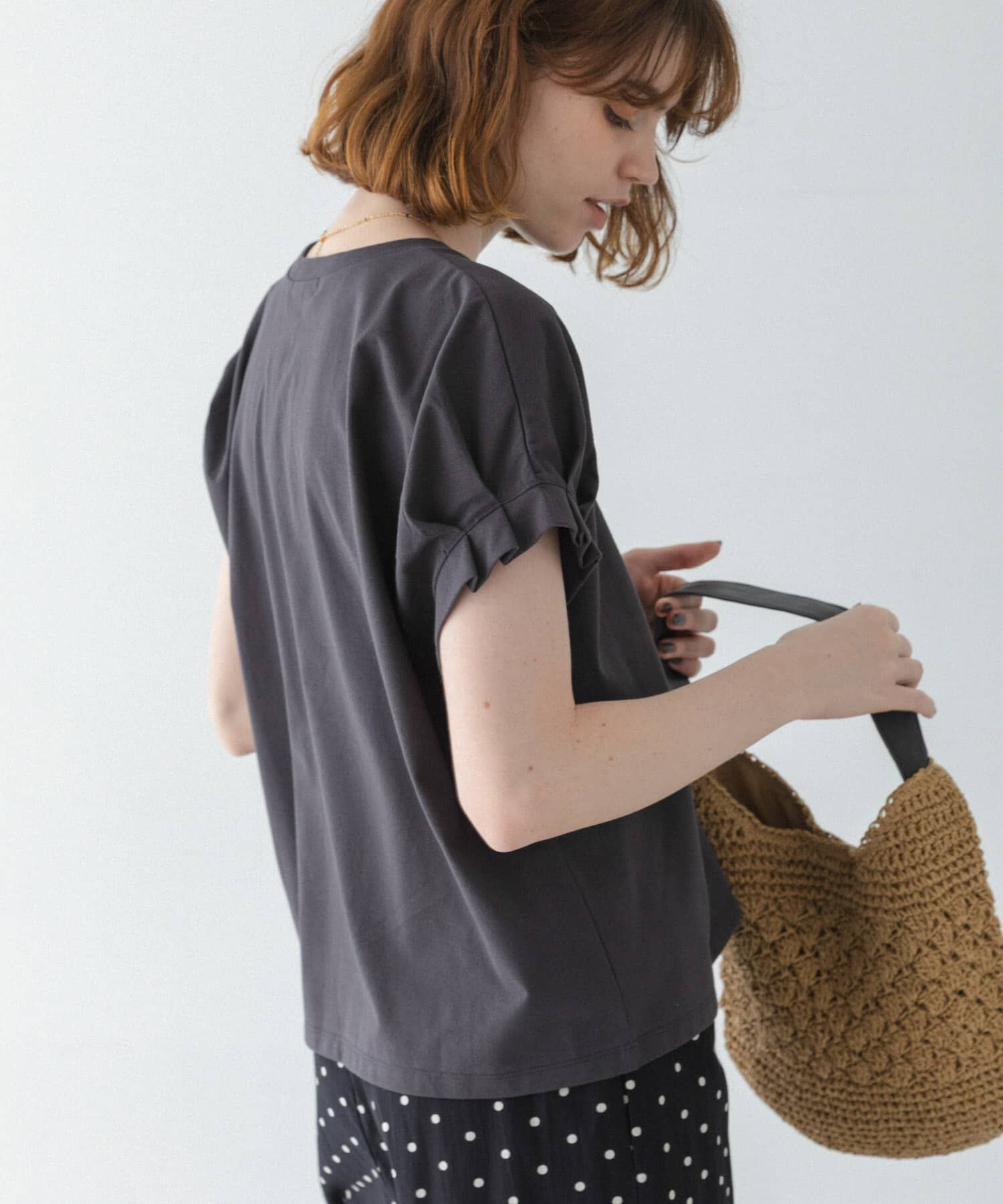 Sonny Label 「接触冷感タックスリーブプルオーバー」|Tシャツ・カットソー|