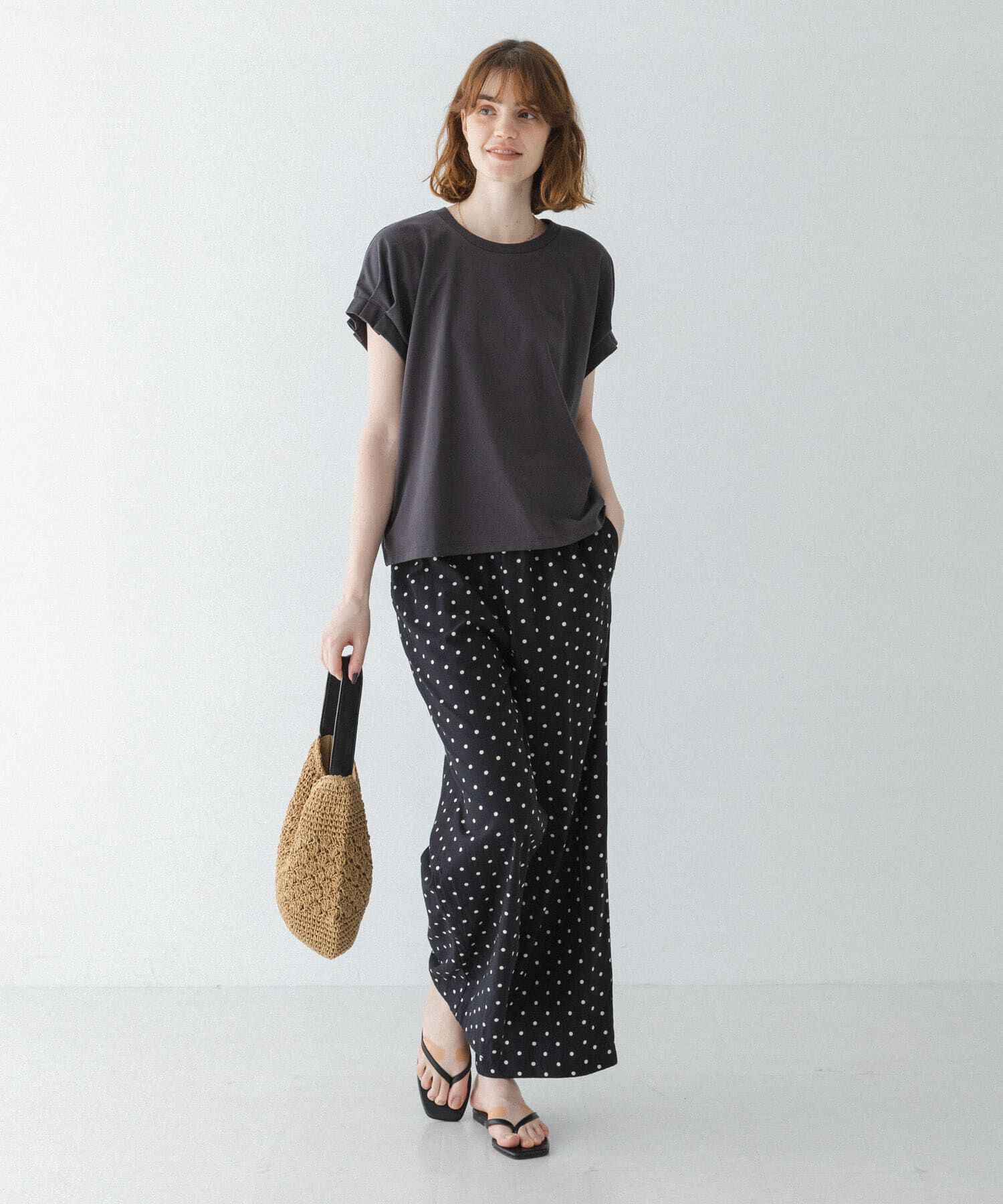 Sonny Label 「接触冷感タックスリーブプルオーバー」|Tシャツ・カットソー|
