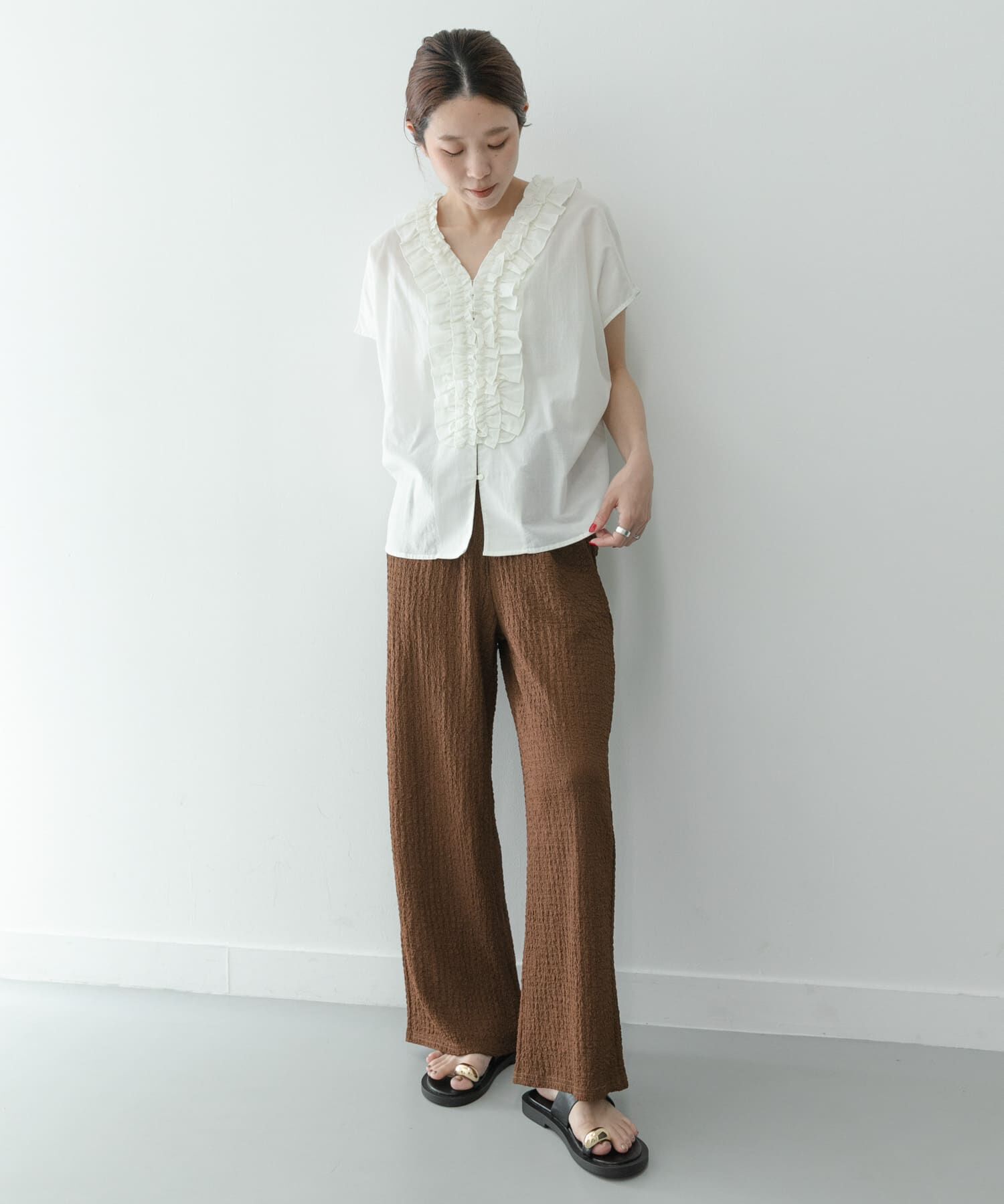 Sonny Label 「ドライタッチワッシャーカットイージーパンツ」|その他|