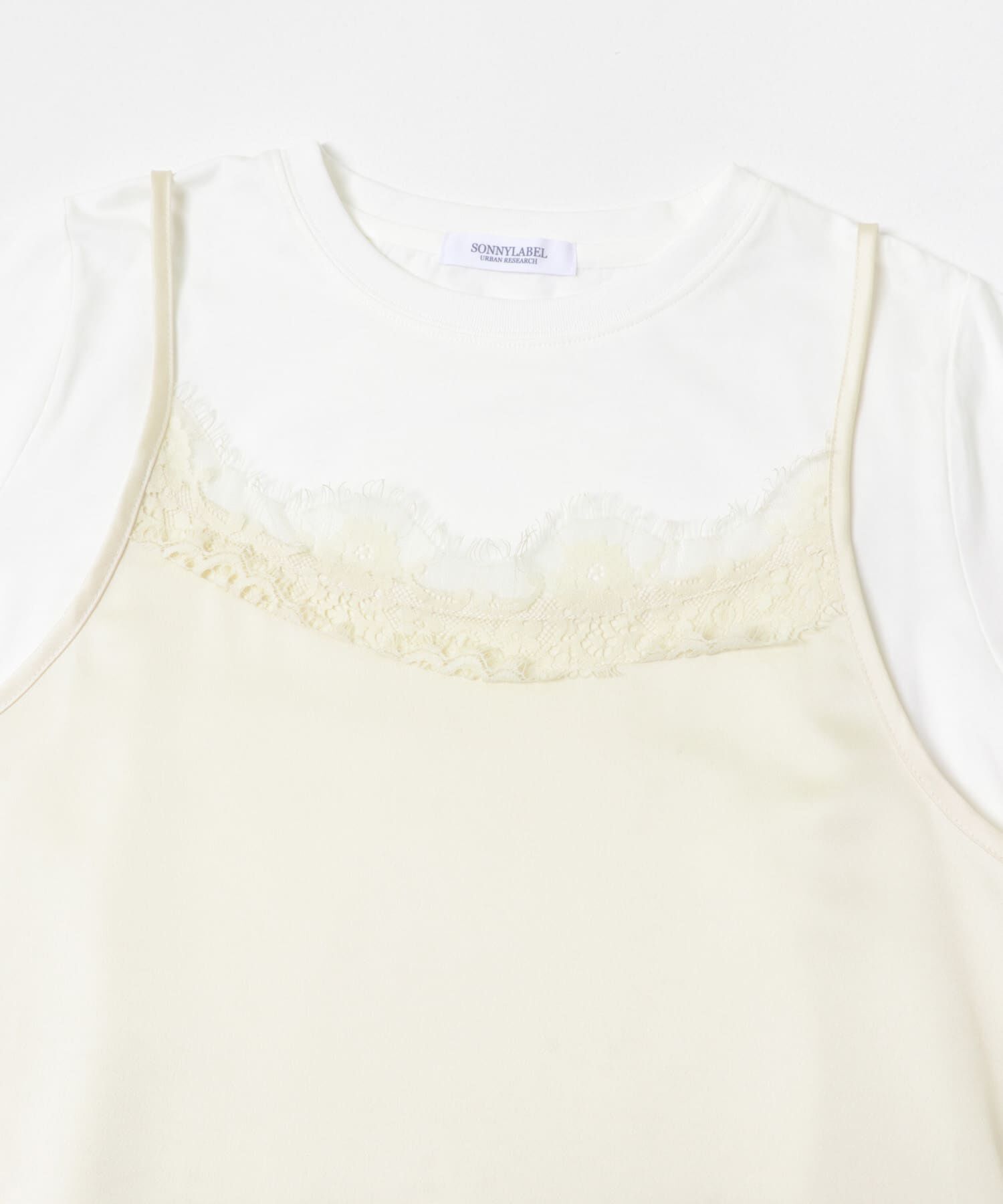 Sonny Label 「レースキャミソール&times;Tシャツ SET」|Tシャツ・カットソー|