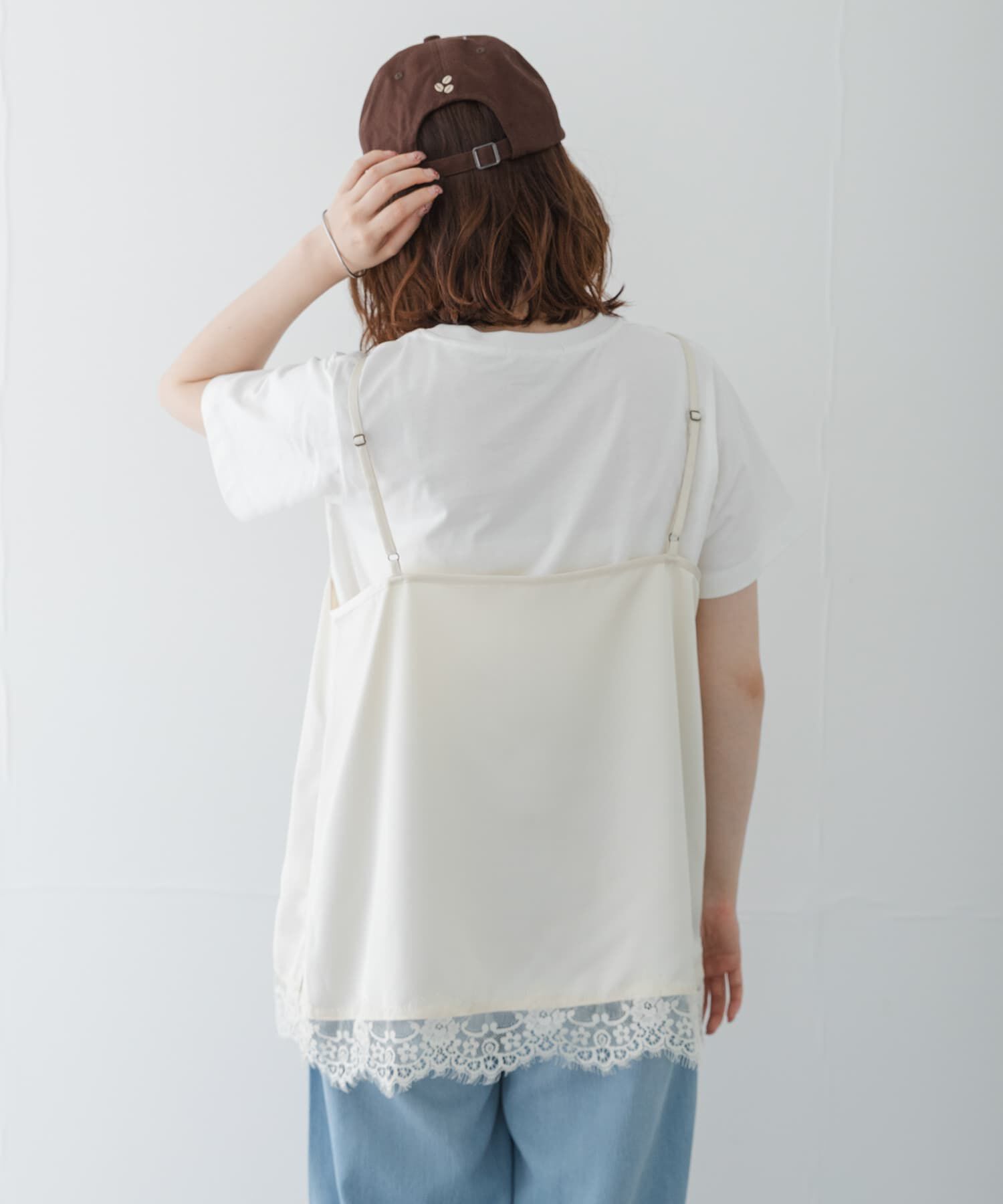 Sonny Label 「レースキャミソール&times;Tシャツ SET」|Tシャツ・カットソー|
