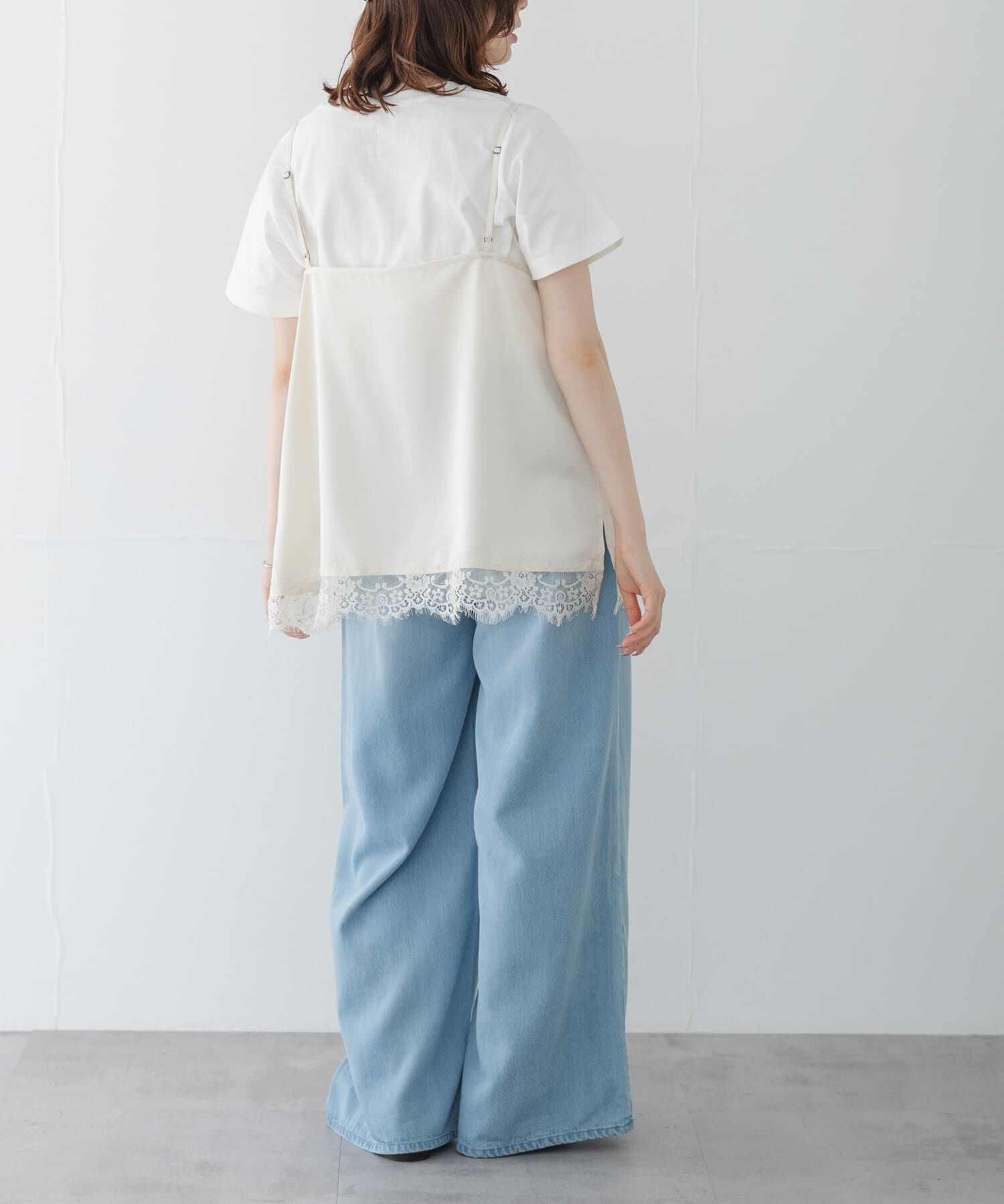 Sonny Label 「レースキャミソール&times;Tシャツ SET」|Tシャツ・カットソー|