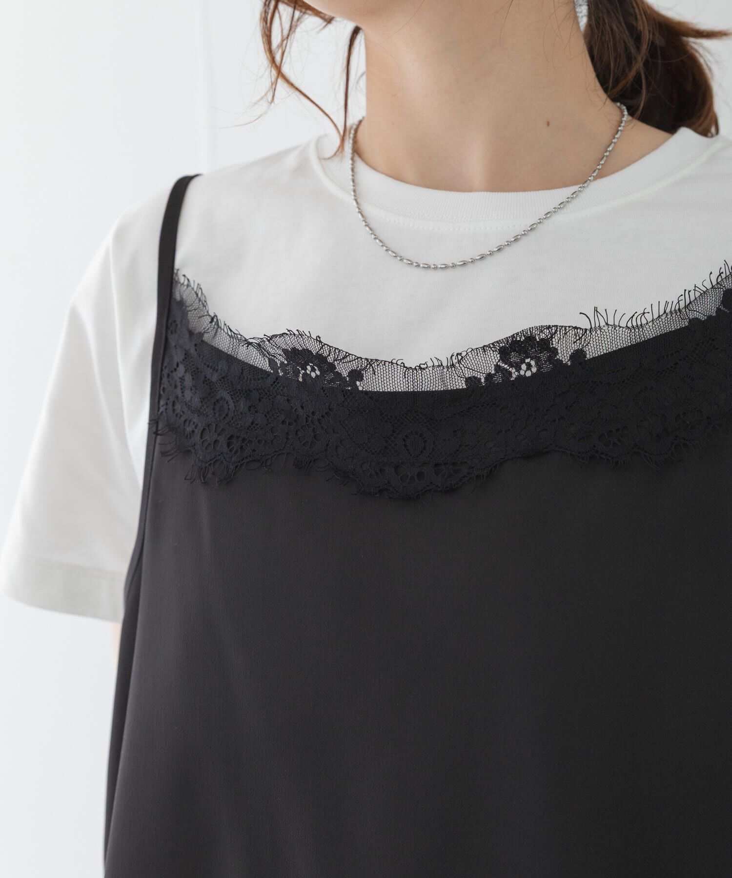 Sonny Label 「レースキャミソール&times;Tシャツ SET」|Tシャツ・カットソー|